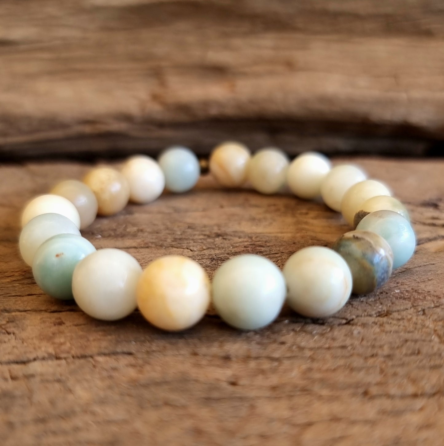 AMAZONITE ENERGY BRACELET 10 mm - COMPASSION