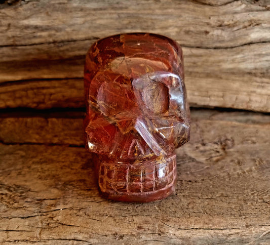 RED JASPER SKULL A - PROTECTION
