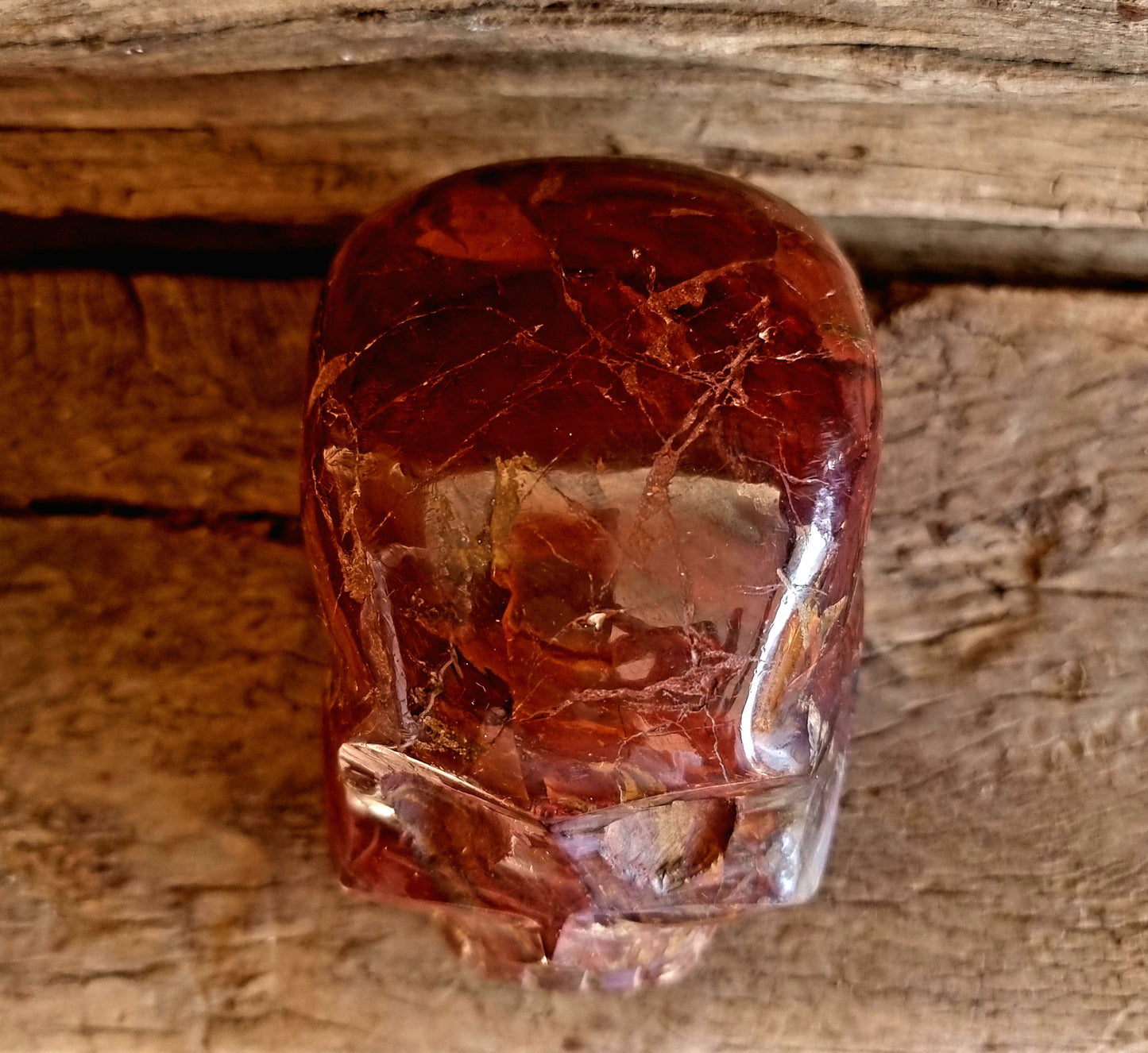 RED JASPER SKULL A - PROTECTION