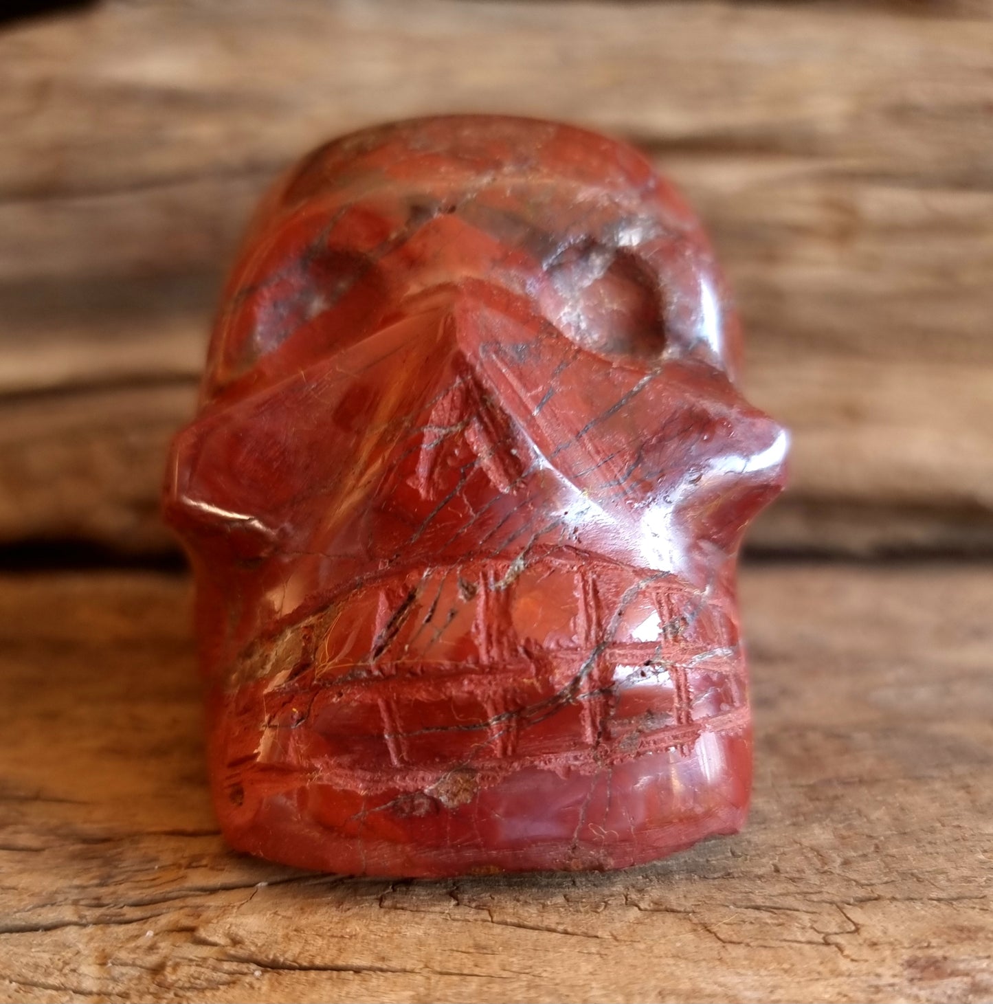 RED JASPER SKULL - PROTECTION
