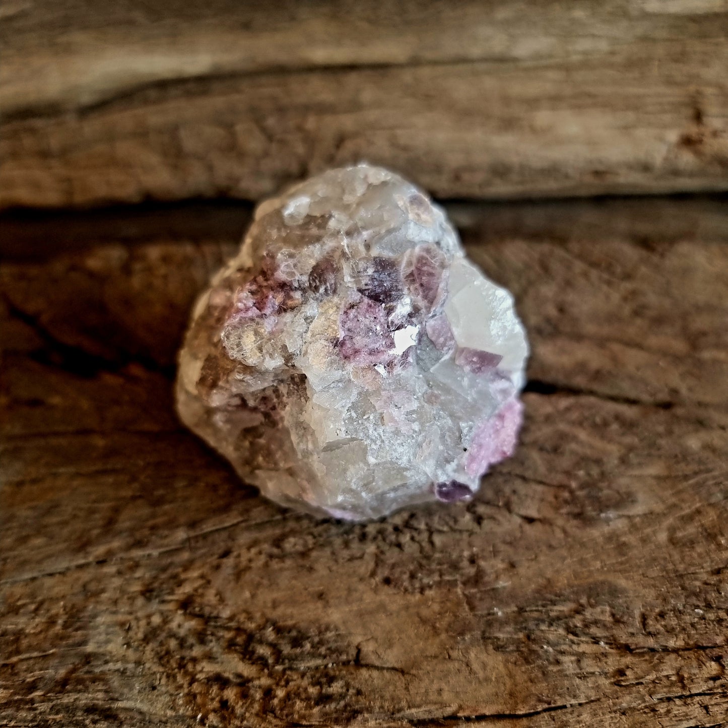 NATURAL PINK RUBELITE TOURMALINE IN SCHIST