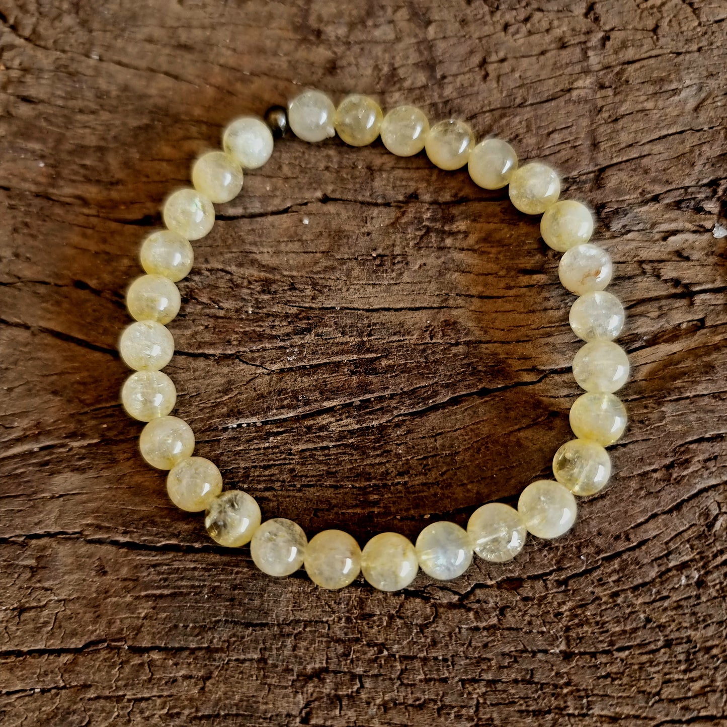 CITRINE ENERGY BRACELET 6 mm - WEALTH & PROSPERITY