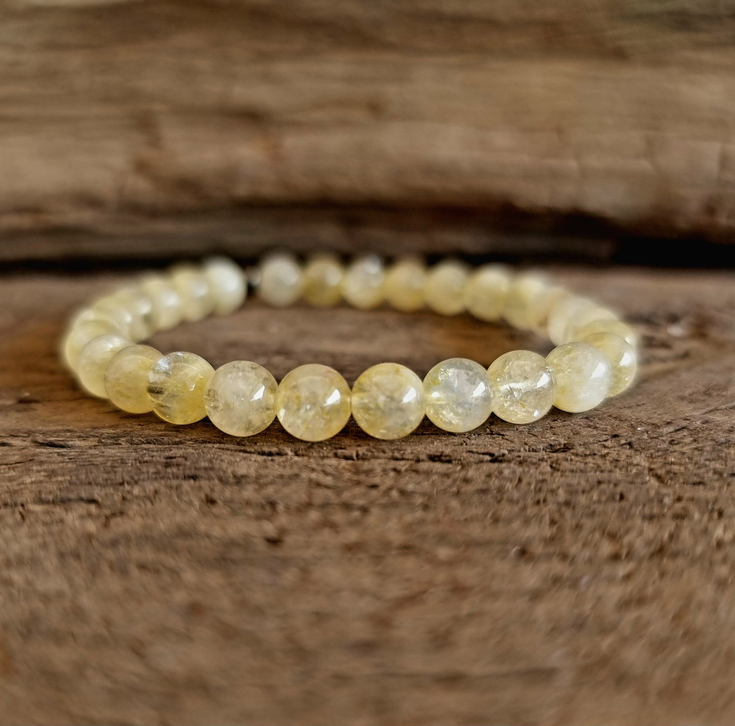 CITRINE ENERGY BRACELET 6 mm - WEALTH & PROSPERITY