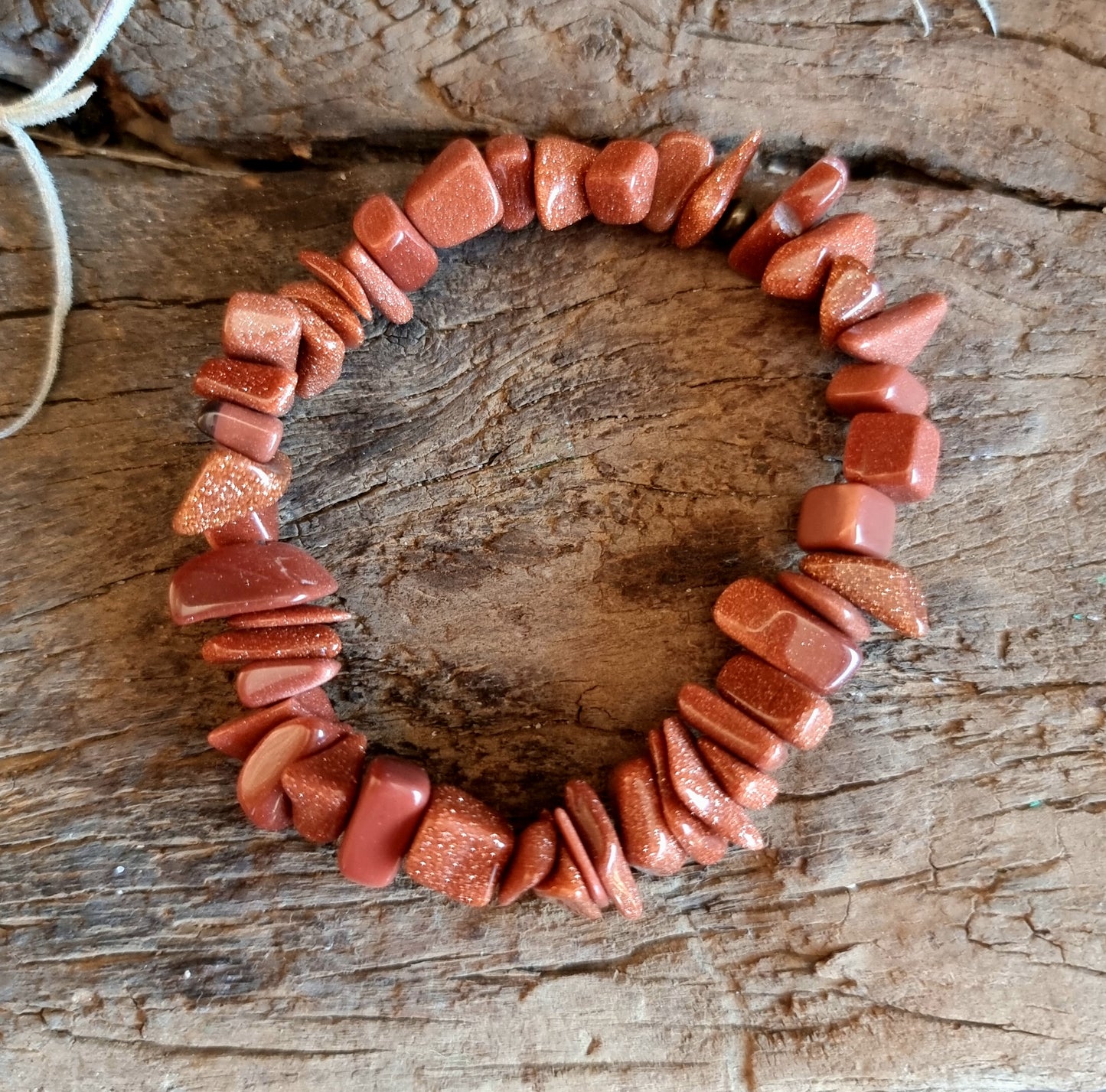 GOLDSTONE CHIPPED BRACELET - AMBITION