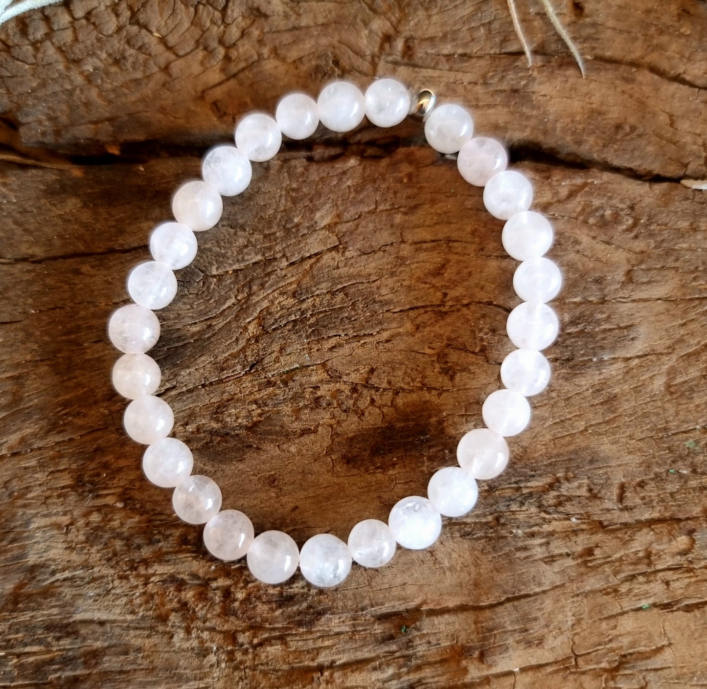 ROSE QUARTZ ENERGY BRACELET 6 mm - UNCONDITIONAL LOVE