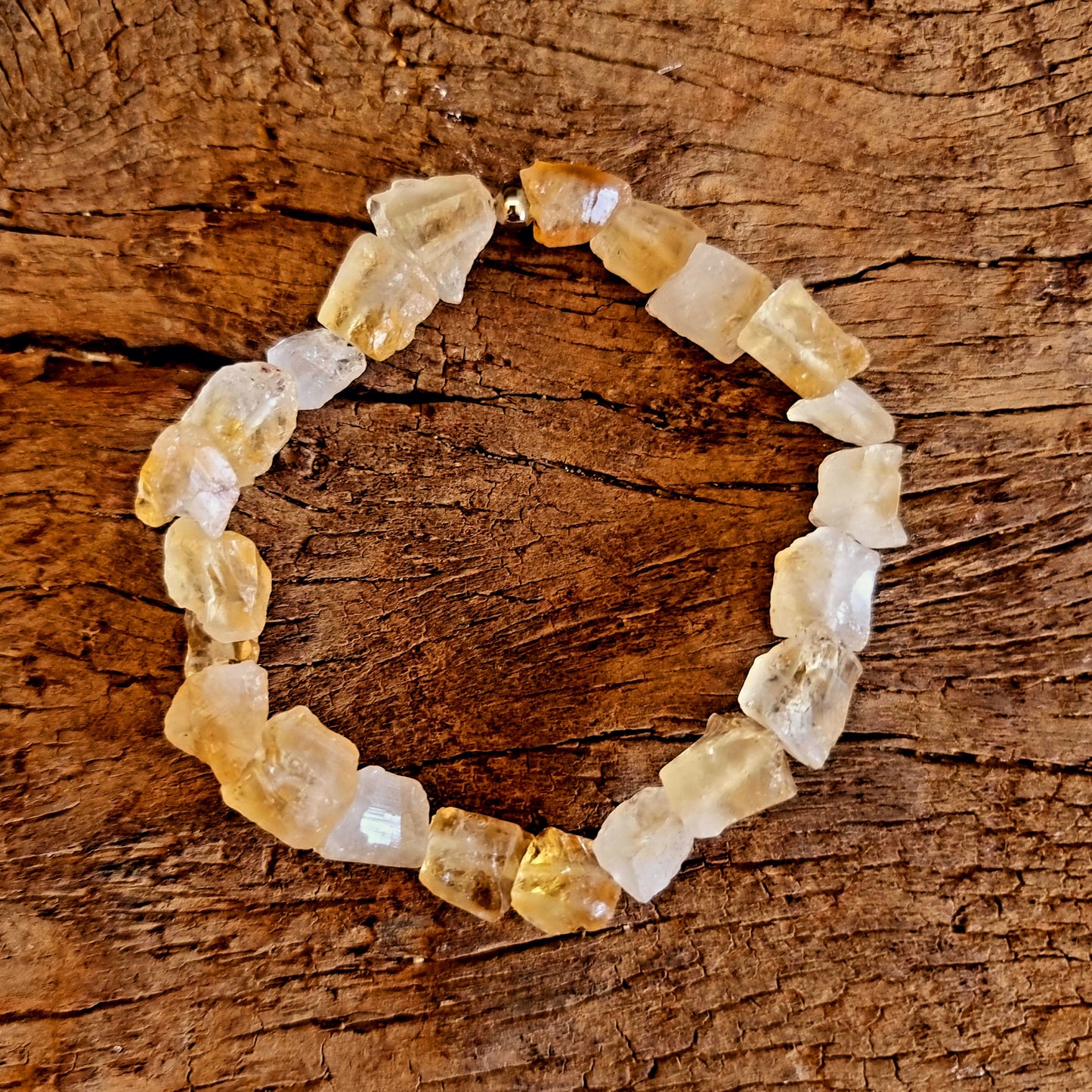 CITRINE ROUGH BRACELET - WEALTH & PROSPERITY