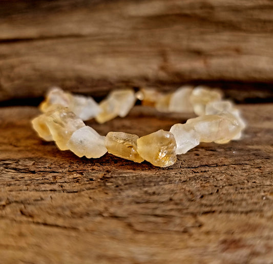 CITRINE ROUGH BRACELET - WEALTH & PROSPERITY