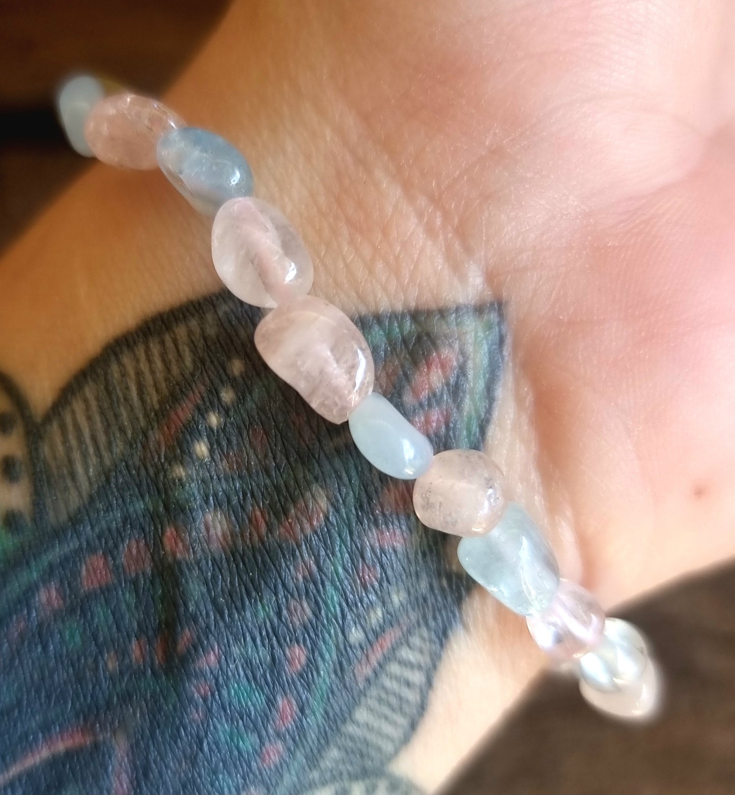 MORGANITE NUGGET BRACELET - ALIGNMENT