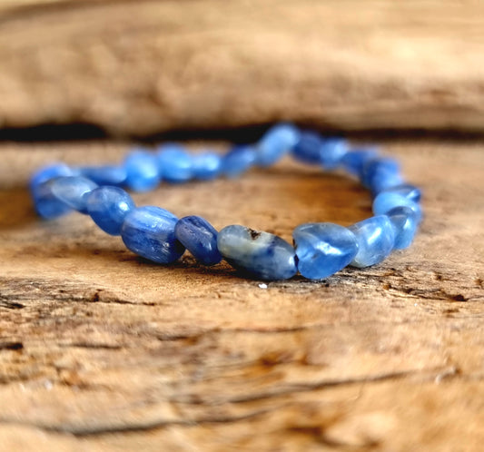 BLUE KYANITE NUGGET BRACELET - ALIGNMENT