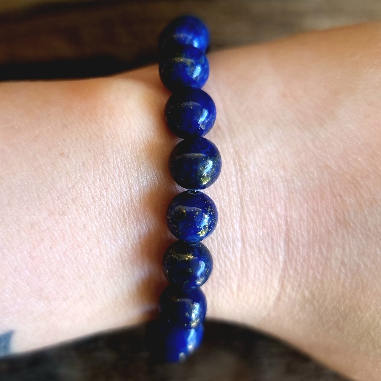 LAPIS LAZULI ENERGY BRACELET 8 mm - INTUITION