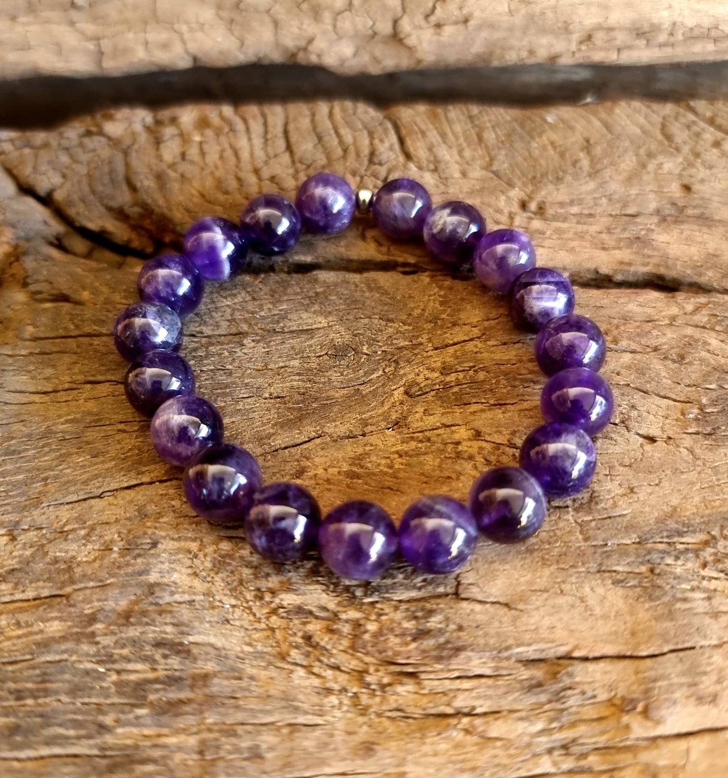 AMETHYST ENERGY BRACELET 10 mm - PSYCHIC ABILITIES