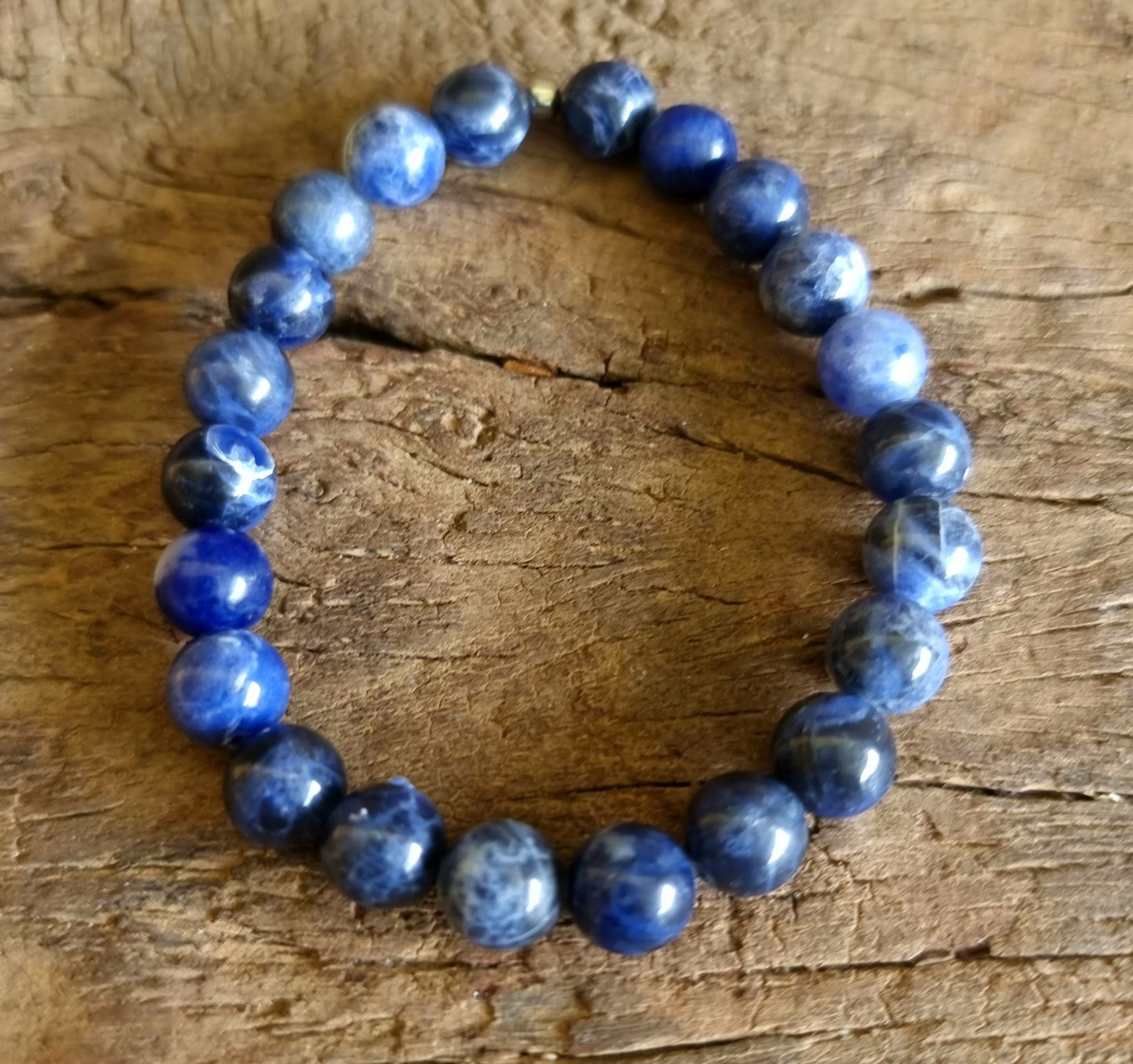 SODALITE ENERGY BRACELET 8 mm - EMOTIONAL INTELLIGENCE