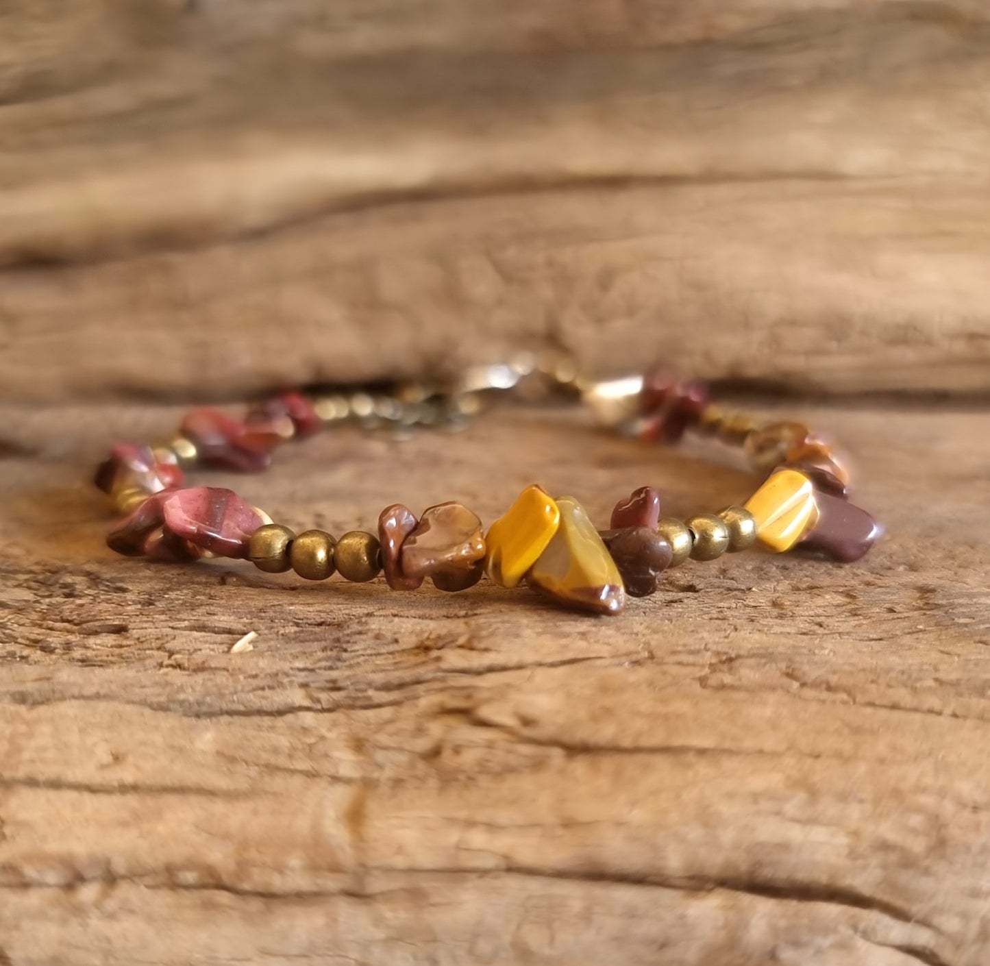 MOOKAITE JASPER ANKLE CHAIN - GROUNDING