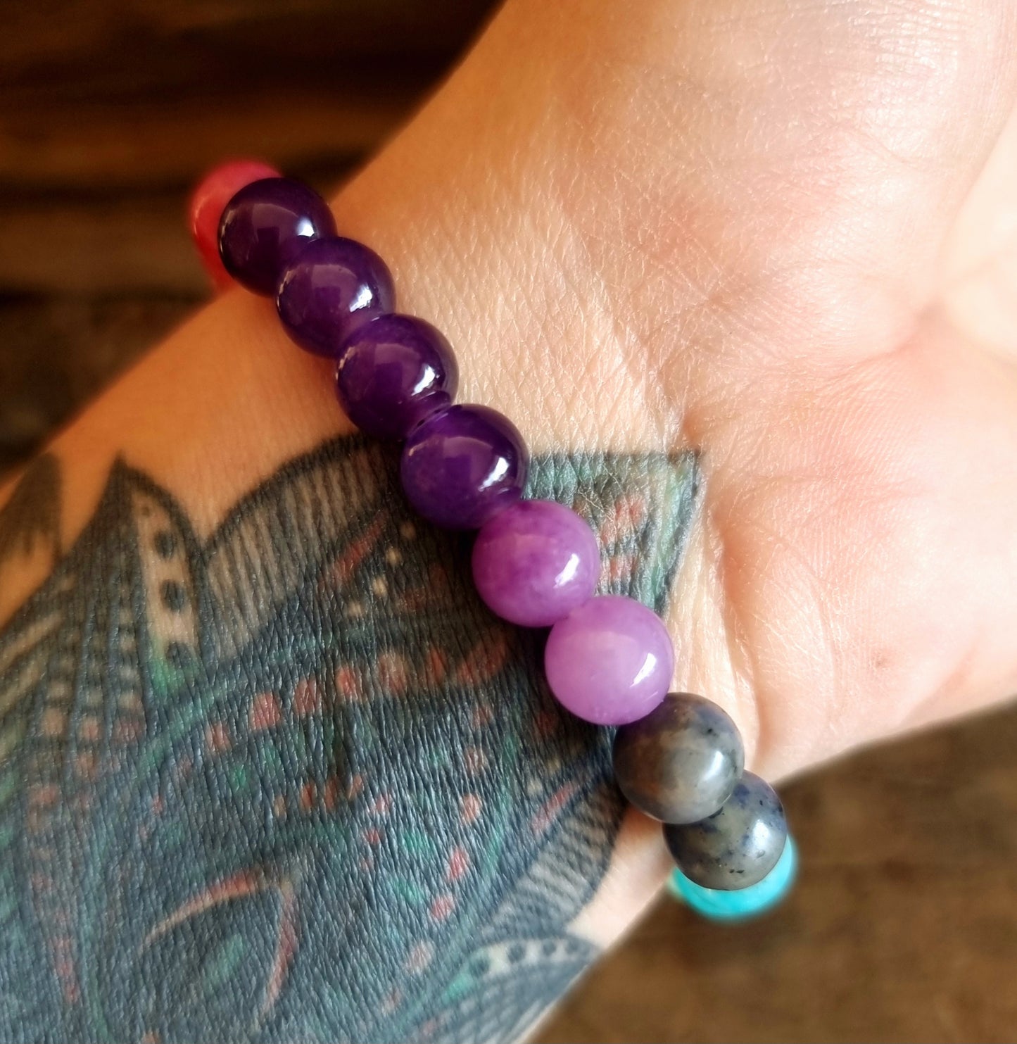 ANXIETY LOTUS ENERGY RELIEVER BRACELET 8 mm - ANXIETY RELIEVER