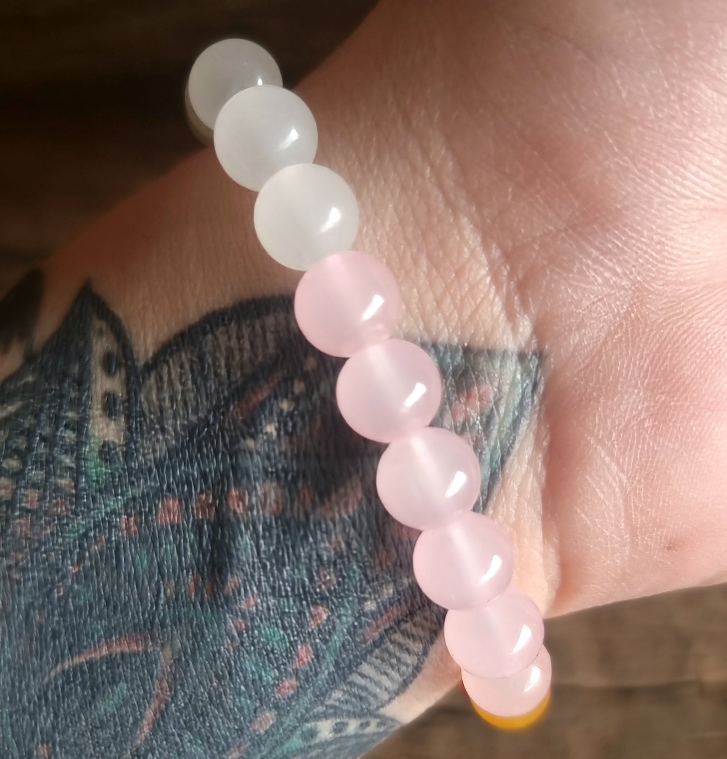 TRIPLE INTENT PASSION & LOVE ENERGY BRACELET 8 mm