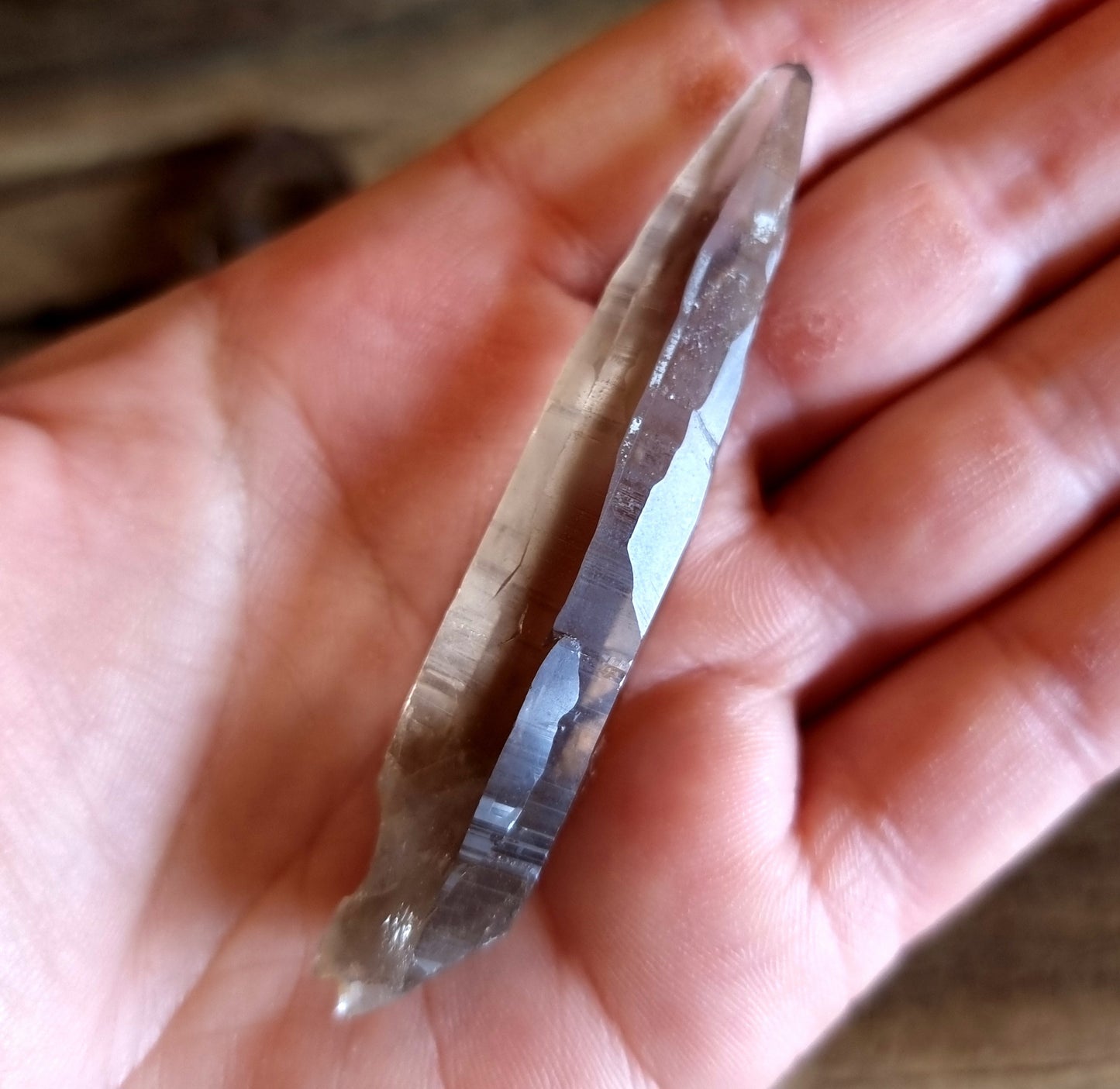 SMOKY QUARTZ ZOMBA POINTS 4-7cm - GROUNDING