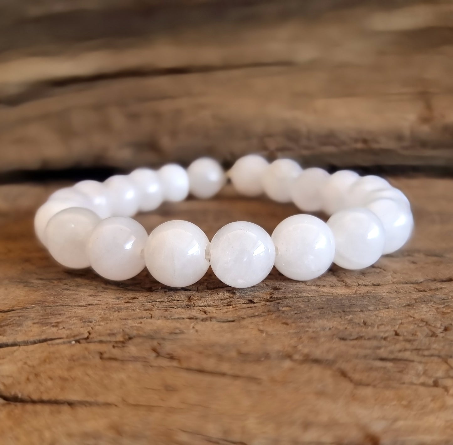 ROSE QUARTZ ENERGY BRACELET 10 mm - UNCONDITIONAL LOVE