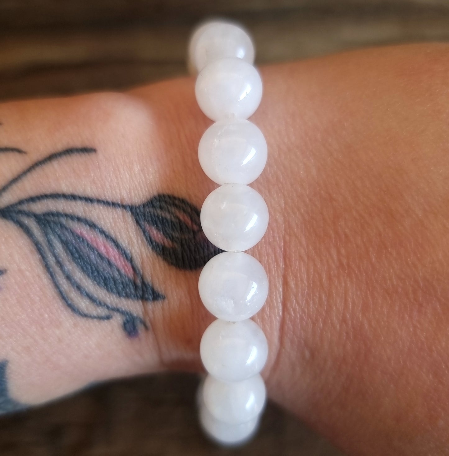 ROSE QUARTZ ENERGY BRACELET 10 mm - UNCONDITIONAL LOVE