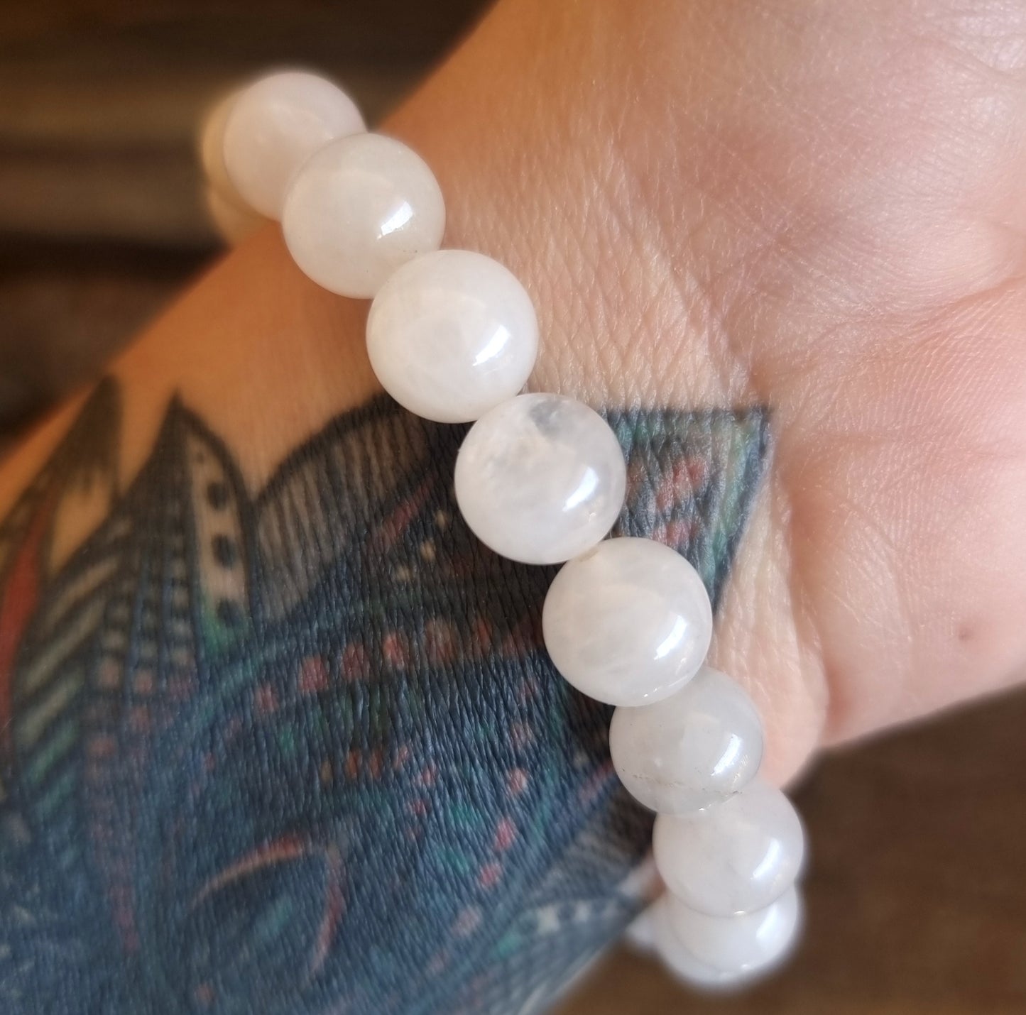 ROSE QUARTZ ENERGY BRACELET 10 mm - UNCONDITIONAL LOVE