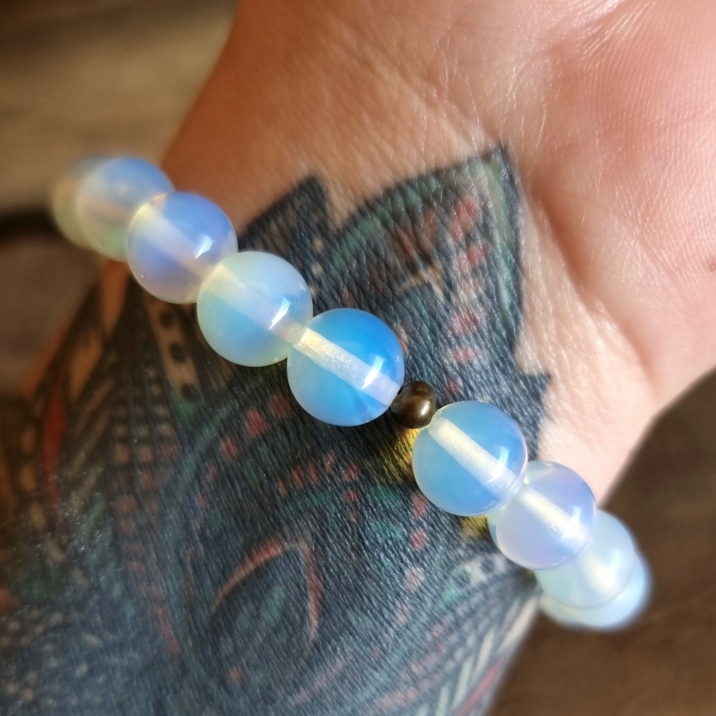 OPALITE ENERGY BRACELET 10 mm - INTUITION