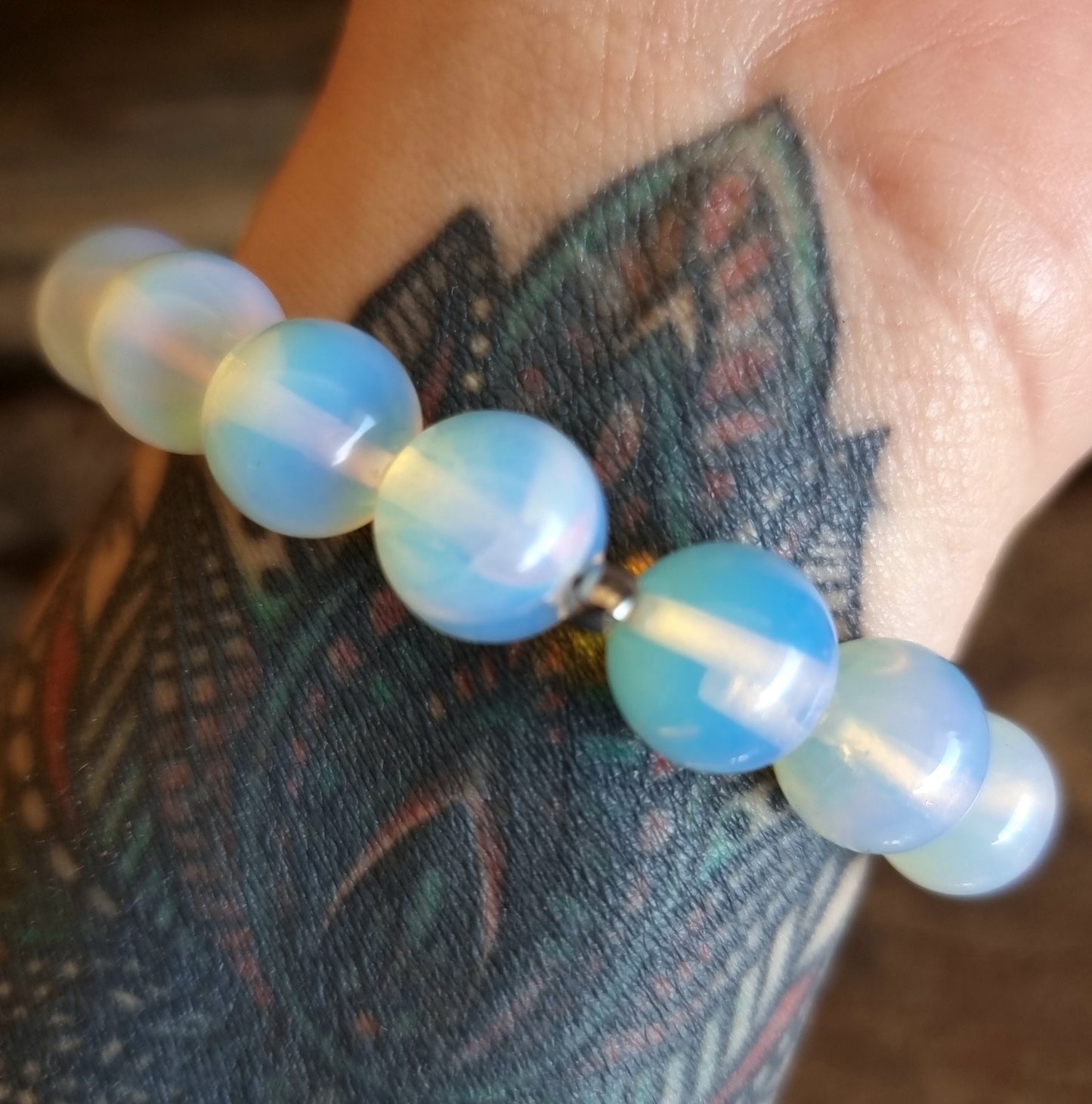 OPALITE ENERGY BRACELET 12 mm - INTUITION