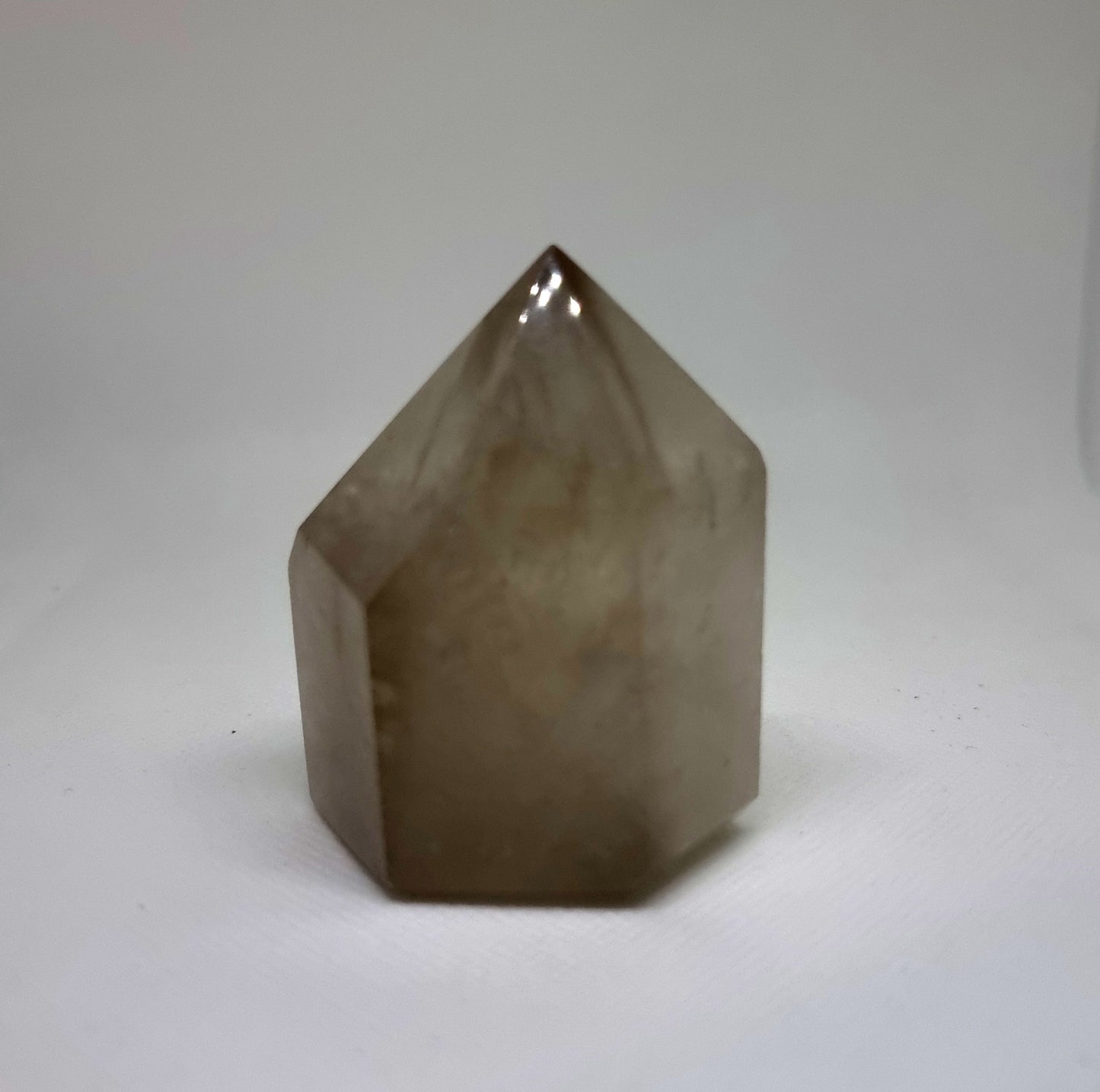 SMOKY PHANTOM QUARTZ TOWER POINT 220g - GROUNDING & PROTECTION
