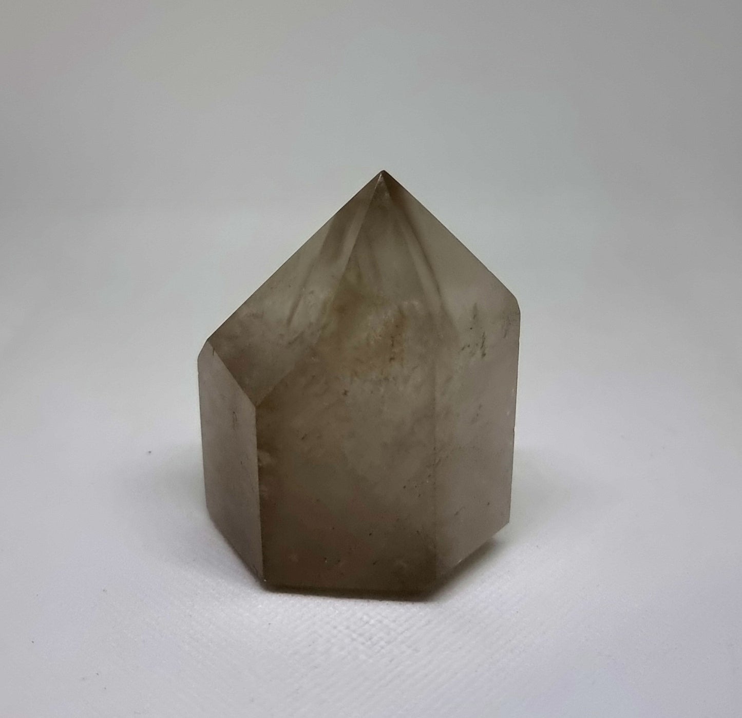 SMOKY PHANTOM QUARTZ TOWER POINT 220g - GROUNDING & PROTECTION