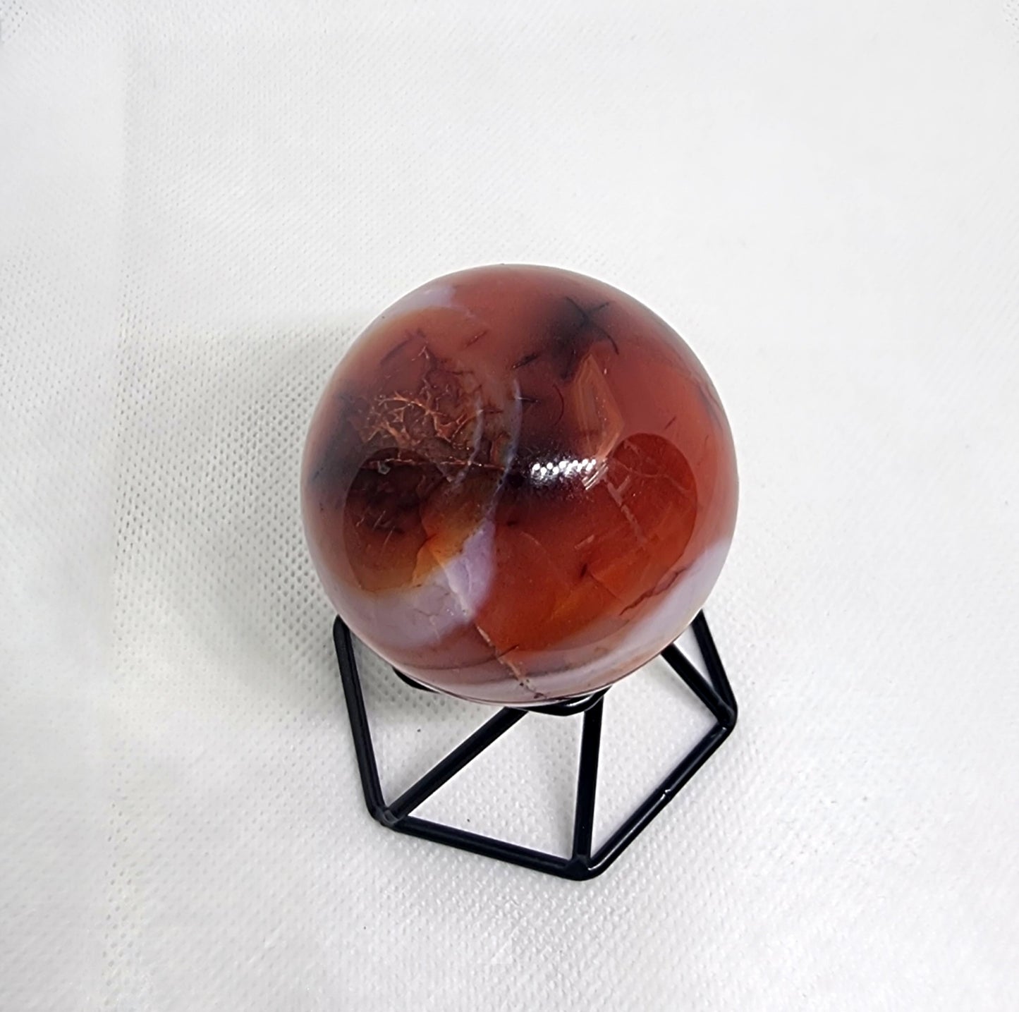 CARNELIAN POLISHED SPHERE (A) 5 cm - CREATIVITY