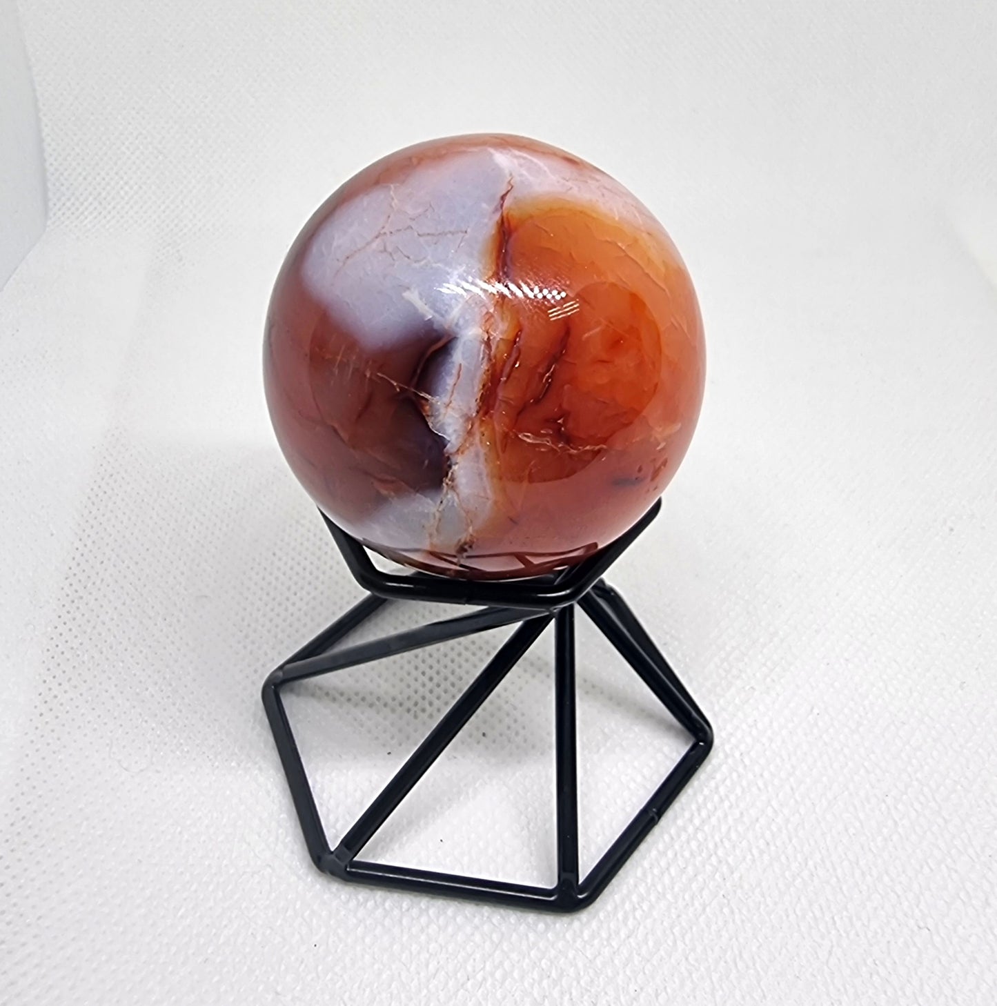 CARNELIAN POLISHED SPHERE (A) 5 cm - CREATIVITY