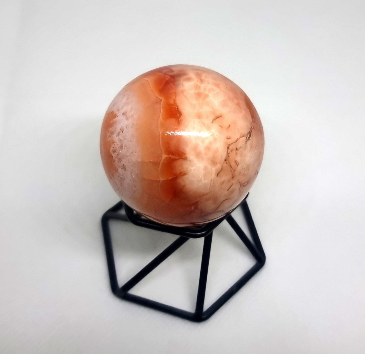 CARNELIAN POLISHED SPHERE (B) 4 cm - CREATIVITY