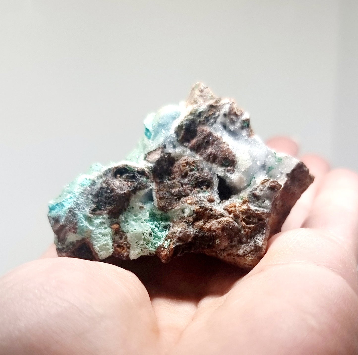 NATURAL DRUZY CHRYSOCOLLA SPECIMEN 111 g - PERSONAL POWER
