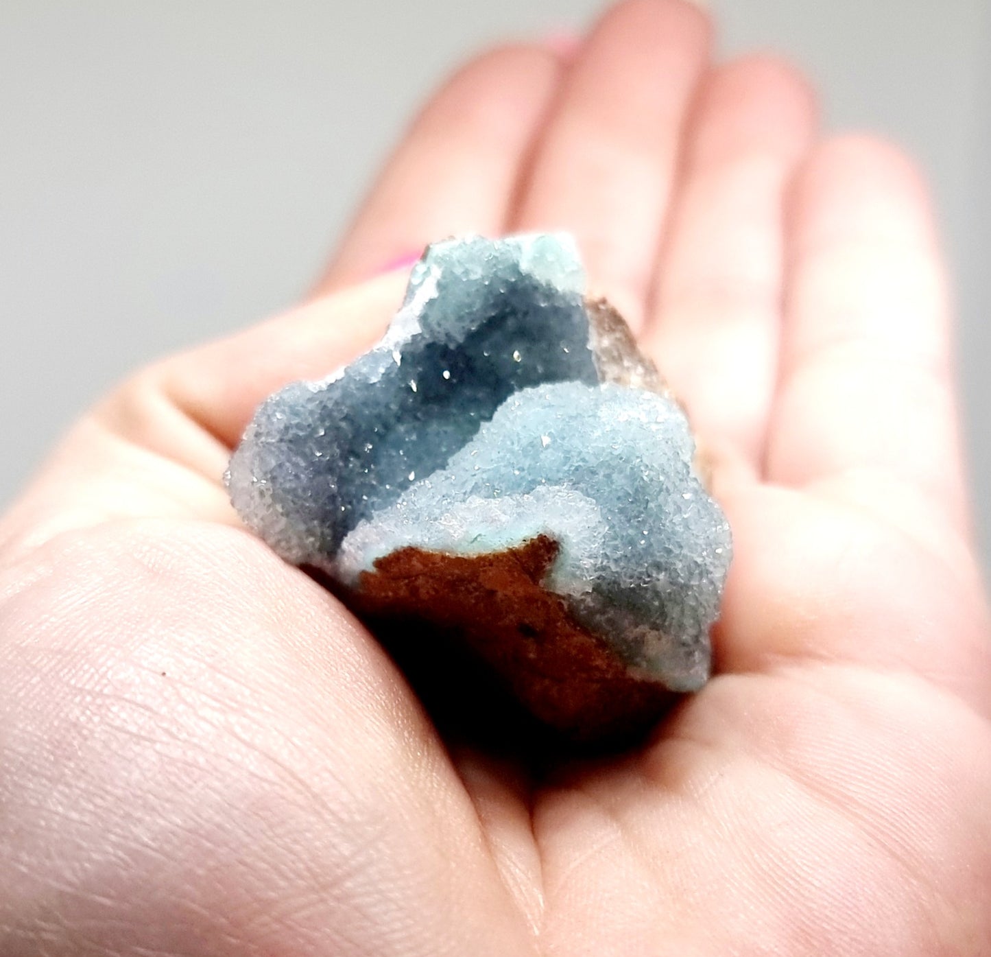 NATURAL DRUZY CHRYSOCOLLA SPECIMEN 57 g - PERSONAL POWER
