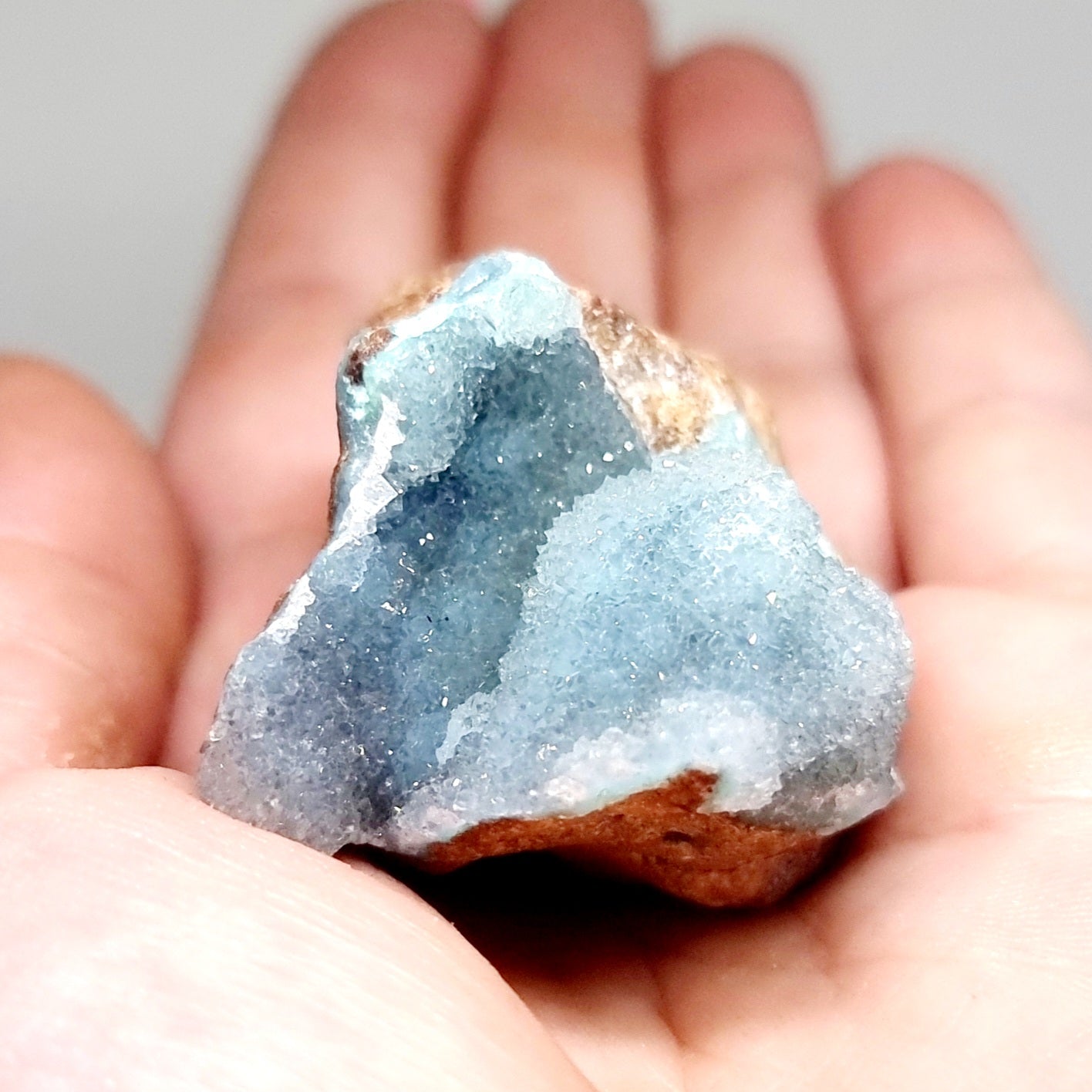 NATURAL DRUZY CHRYSOCOLLA SPECIMEN 57 g - PERSONAL POWER