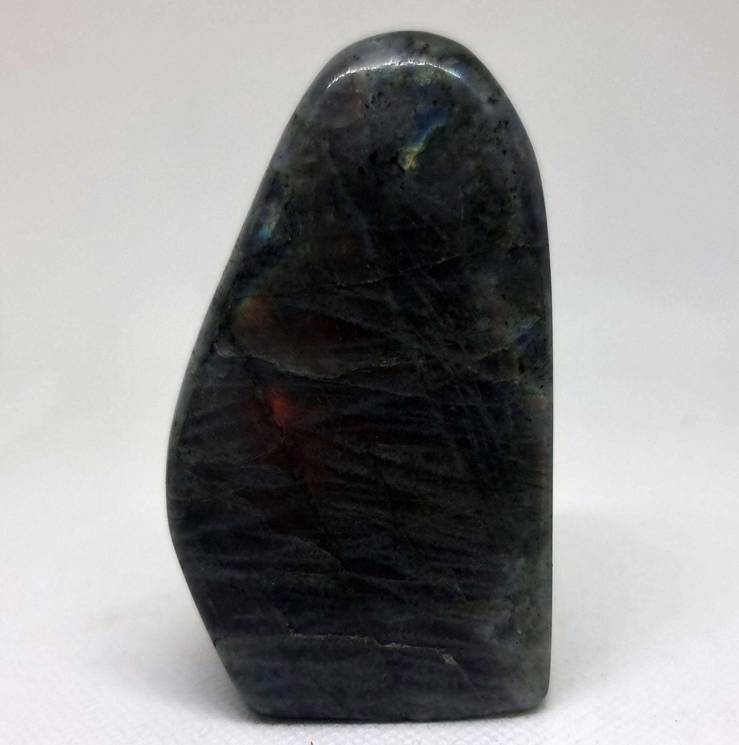 RARE POLISHED PURPLE SUNSET LABRADORITE FREEFORM 254 g - CLAIRVOYANCE