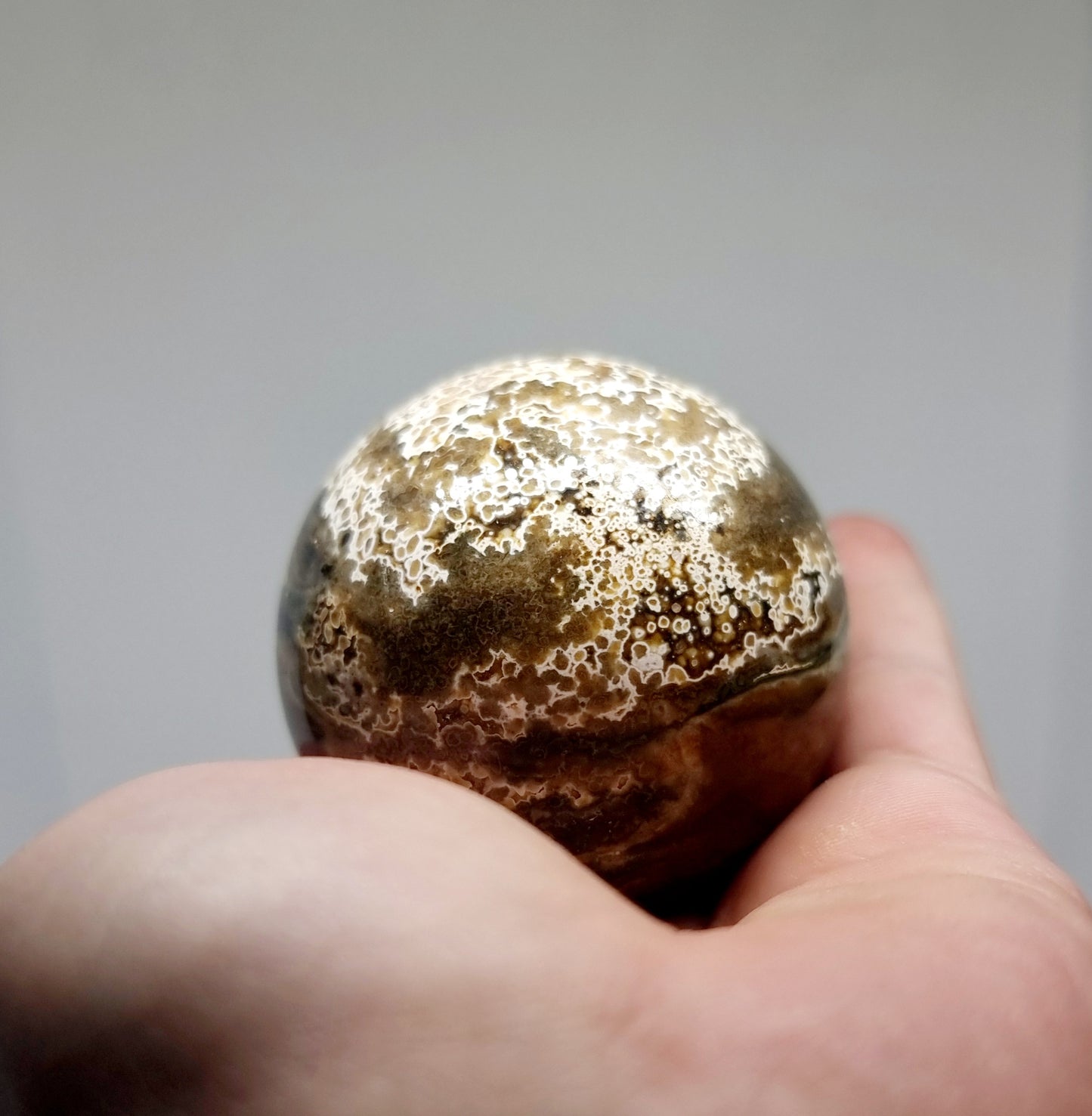 OCEAN JASPER POLISHED SPHERE (C) 6 cm - SELF EXPRESSION