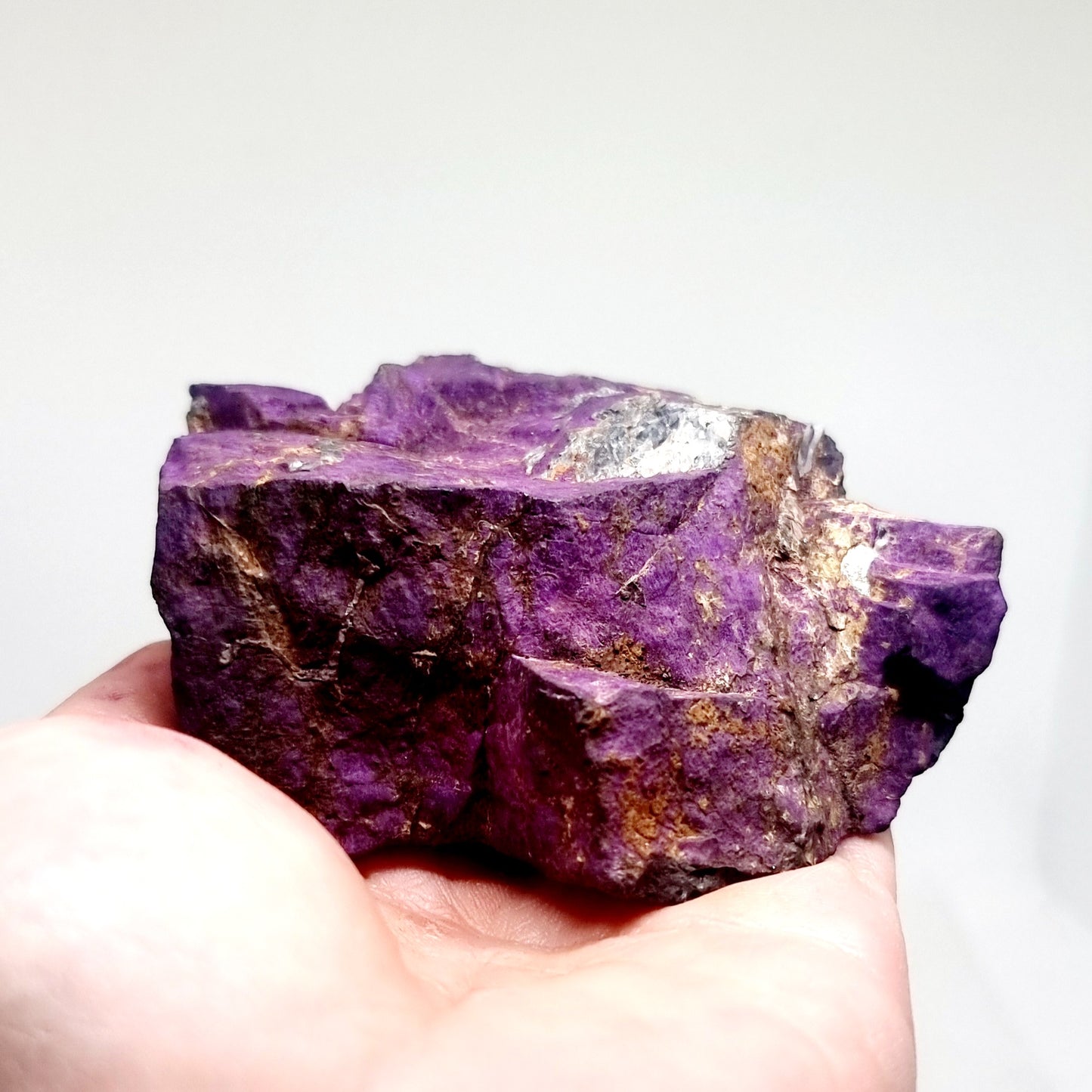 NATURAL ROUGH PURPERITE SPECIMEN 309 g - PSYCHIC PROTECTION / ASCENSION