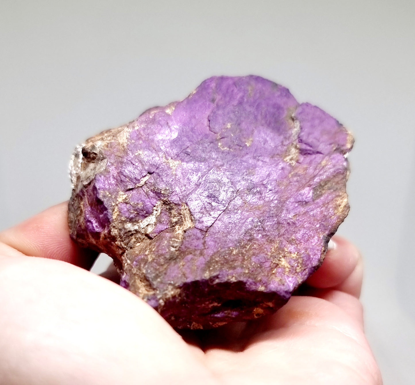 NATURAL ROUGH PURPERITE SPECIMEN 168 g - PSYCHIC PROTECTION / ASCENSION