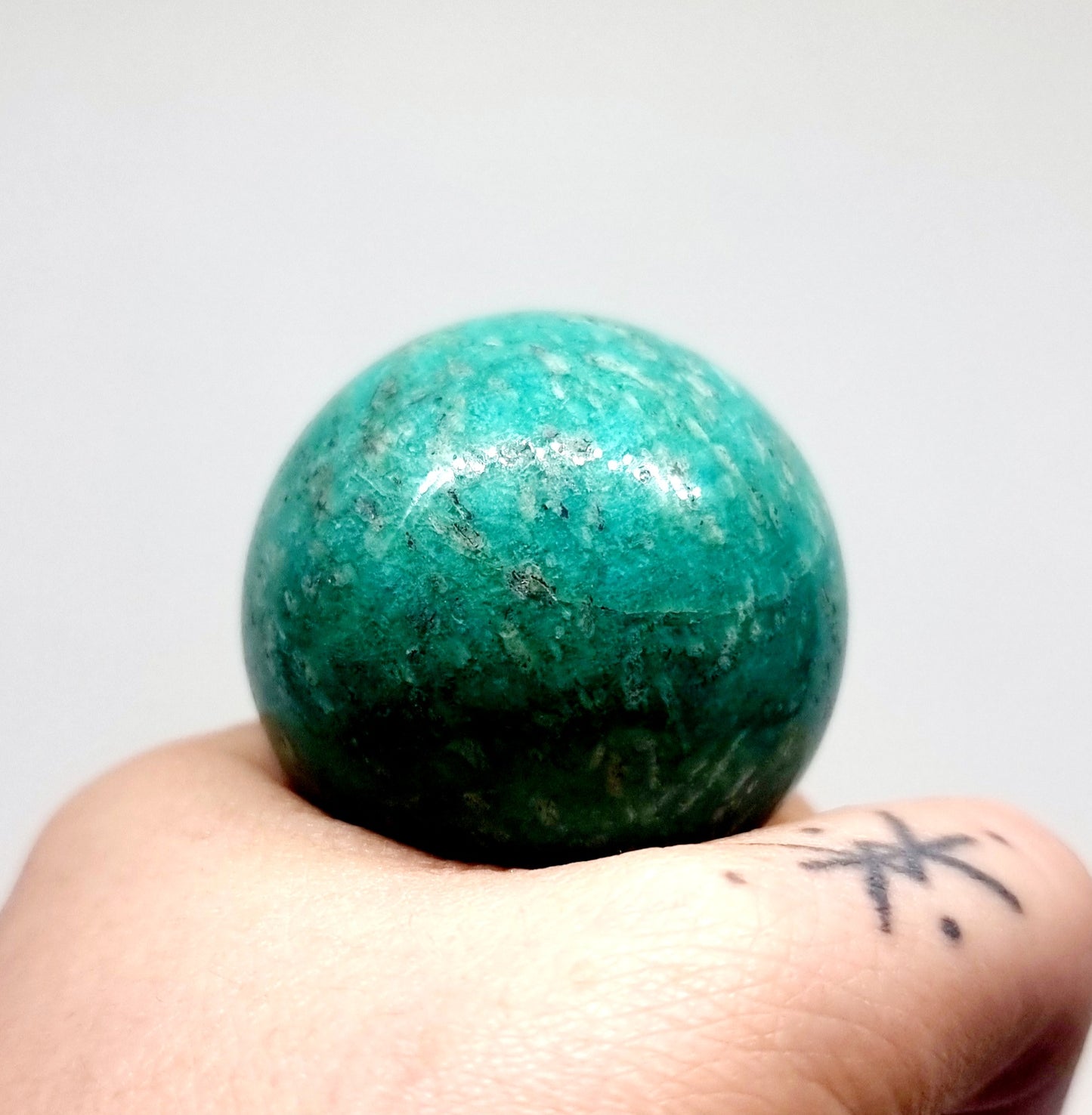 AMAZONITE POLISHED SPHERE 4 cm - COMMUNICATION