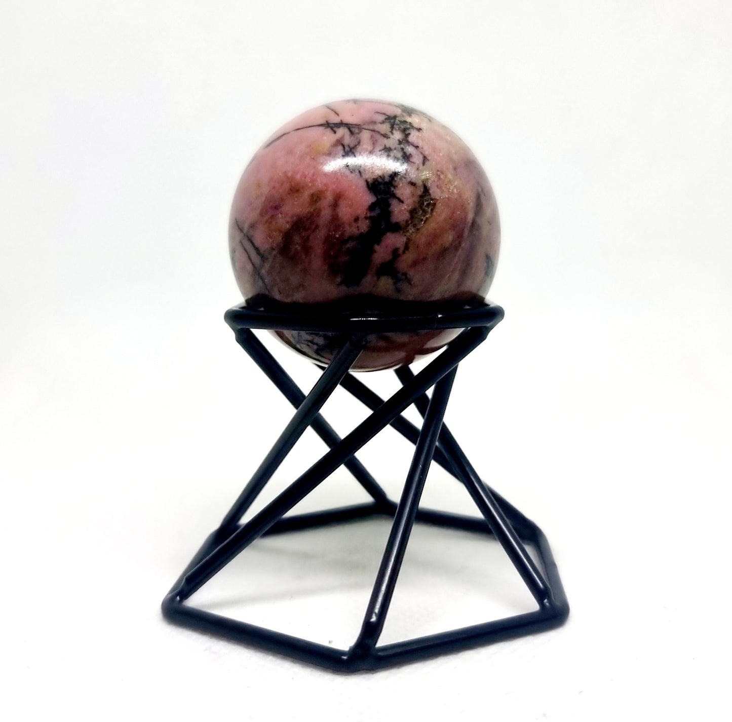 RHODONITE POLISHED SPHERE 4 cm - LOVE