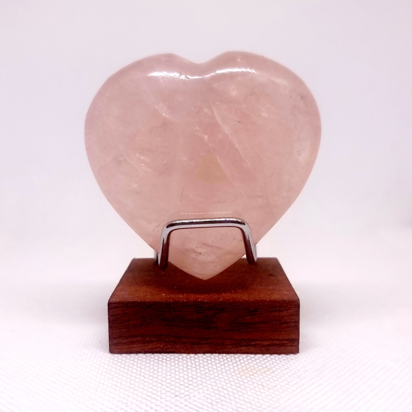 ROSE QUARTZ POLISHED HEART 6 x 6 cm - UNCONDITIONAL LOVE