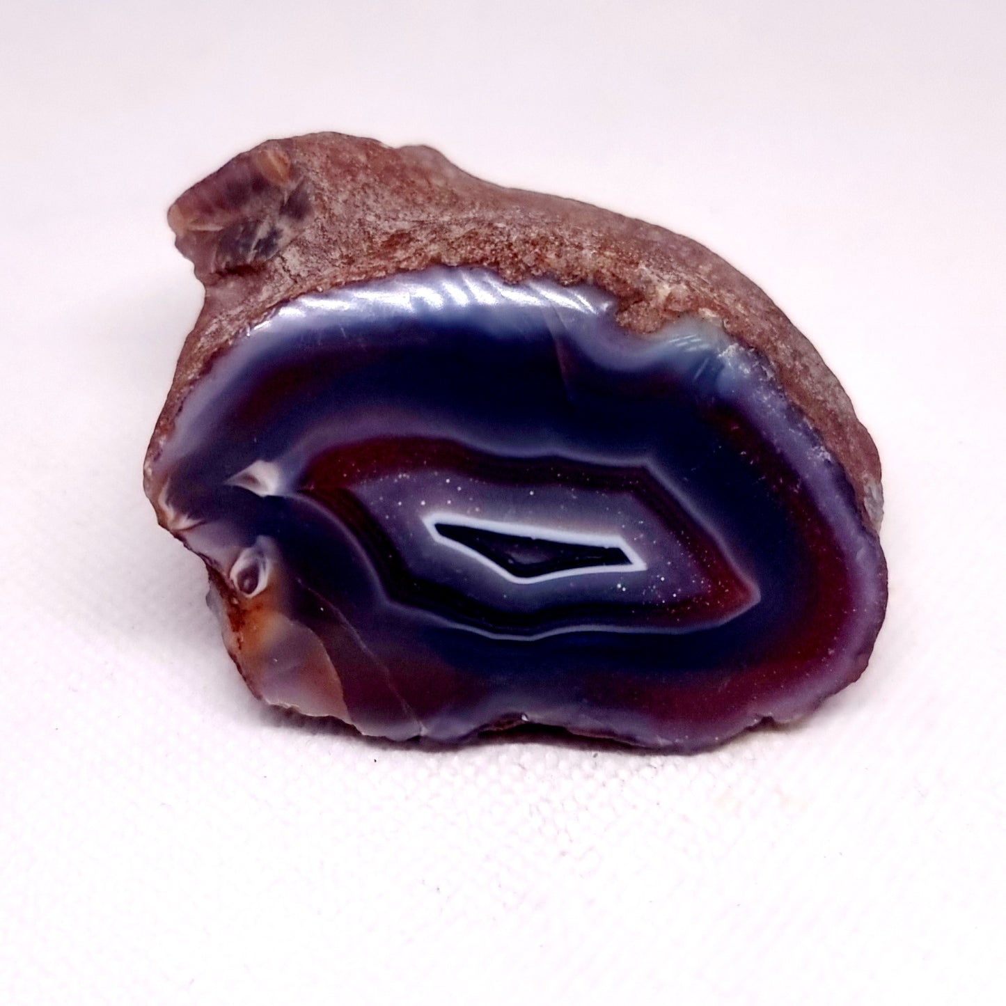 POLISHED RED SASHE RIVER AGATE FREE FORM 179 g - GROUNDING
