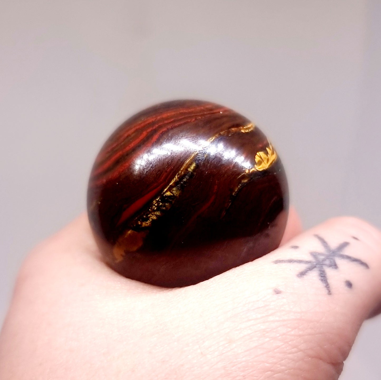TIGER EYE SPHERE 3 cm - PROTECTION
