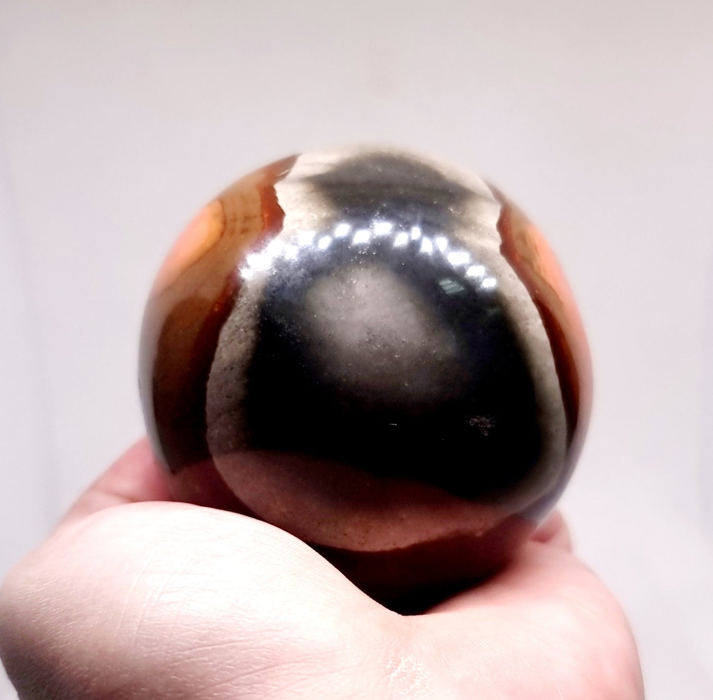 POLYCHROME JASPER POLISHED SPHERE 7 cm - GROUNDING