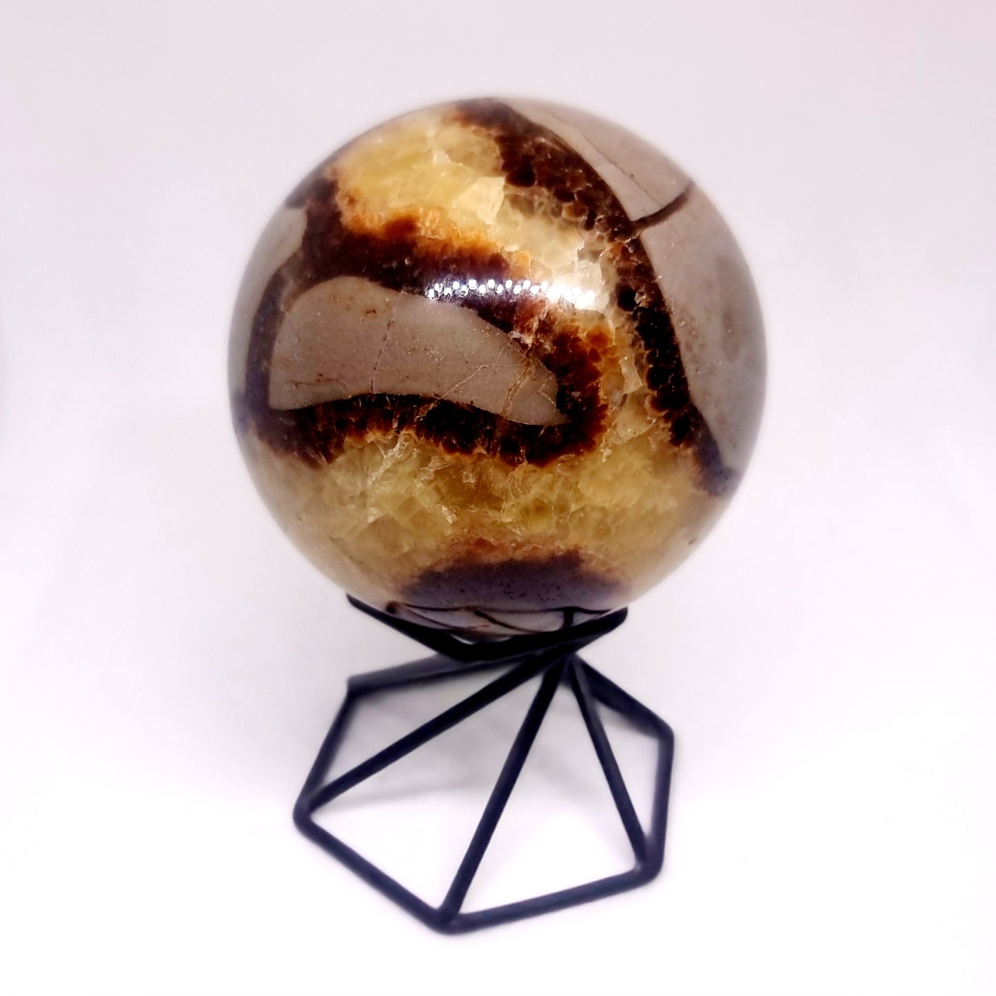 SEPTARIAN POLISHED SPHERE 6 cm - SHAMANIC HEALING