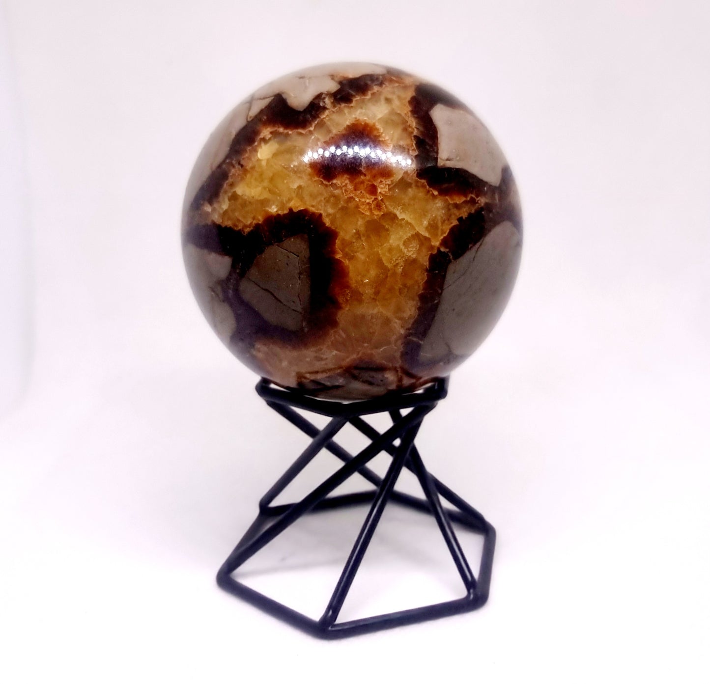 SEPTARIAN POLISHED SPHERE 6 cm - SHAMANIC HEALING