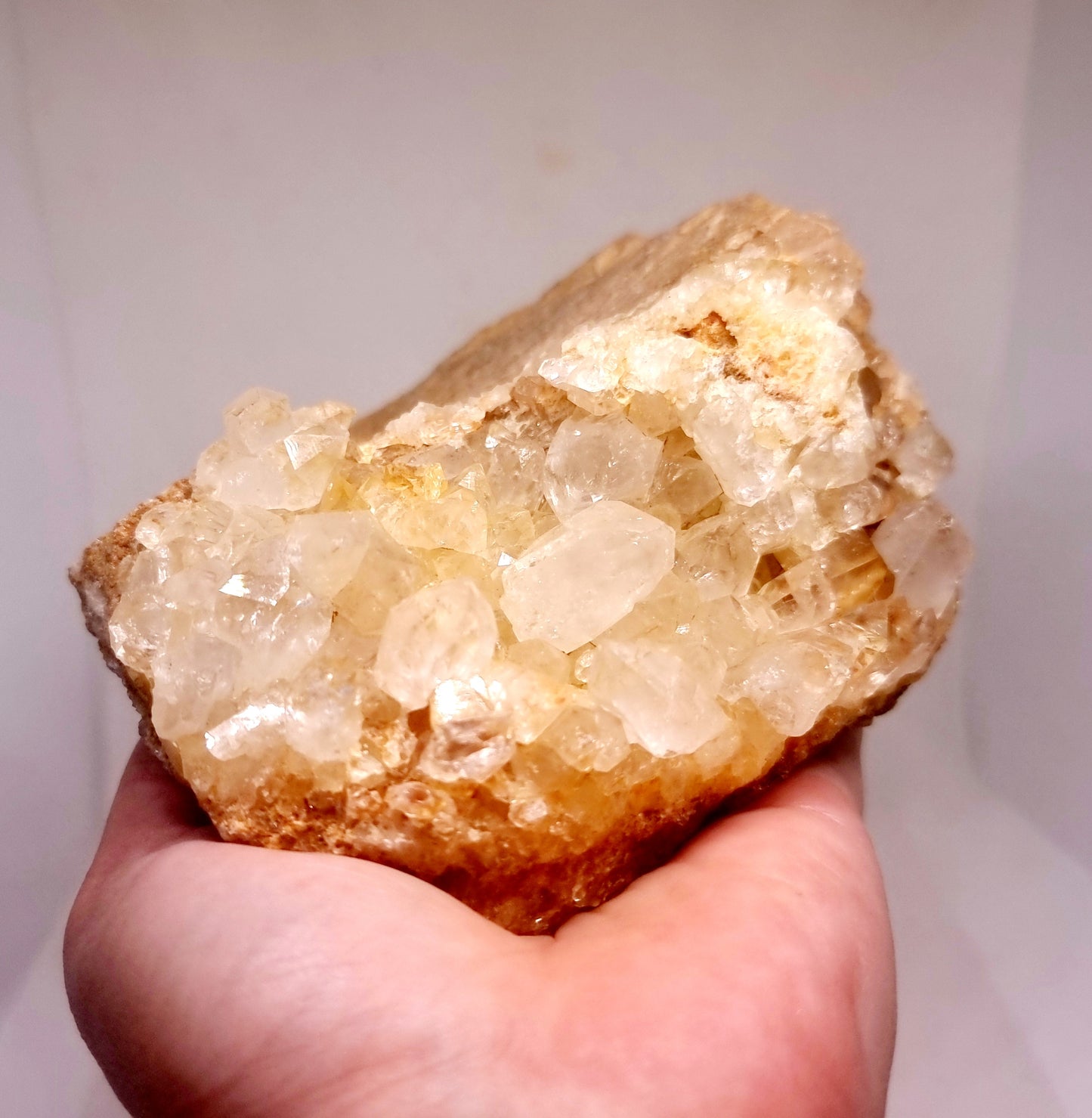 NATURAL GOLDEN LIMONITE QUARTZ CLUSTER 759 g