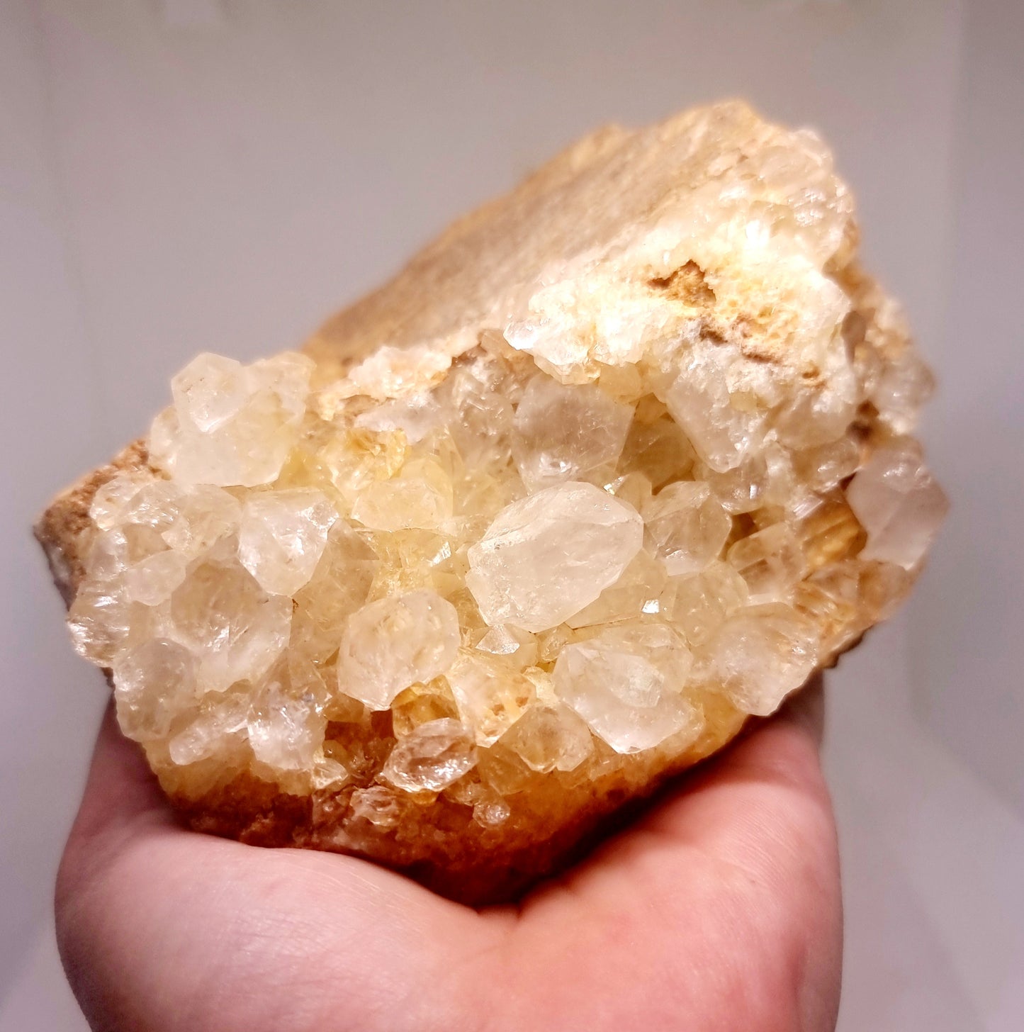 NATURAL GOLDEN LIMONITE QUARTZ CLUSTER 759 g