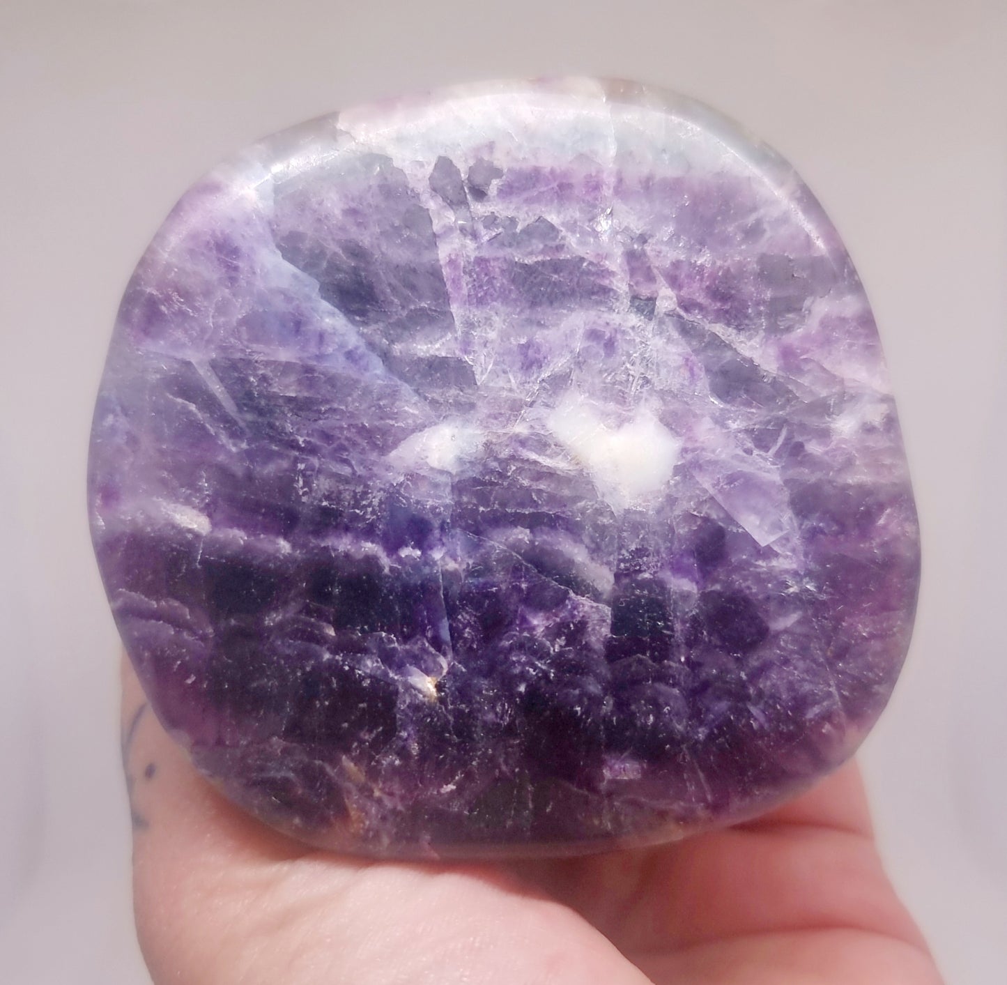 POLISHED RAINBOW FLUORITE FREE FORM 333 g - MENTAL CLARITY