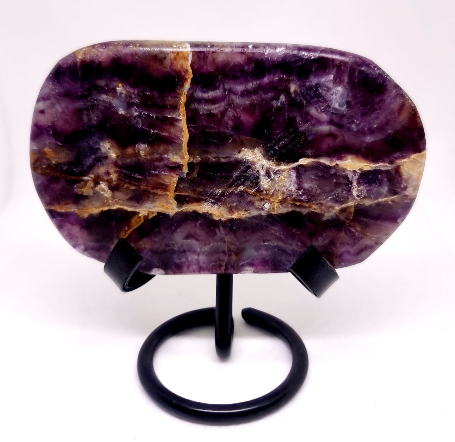 POLISHED RAINBOW FLUORITE FREE FORM 145 g - MENTAL CLARITY