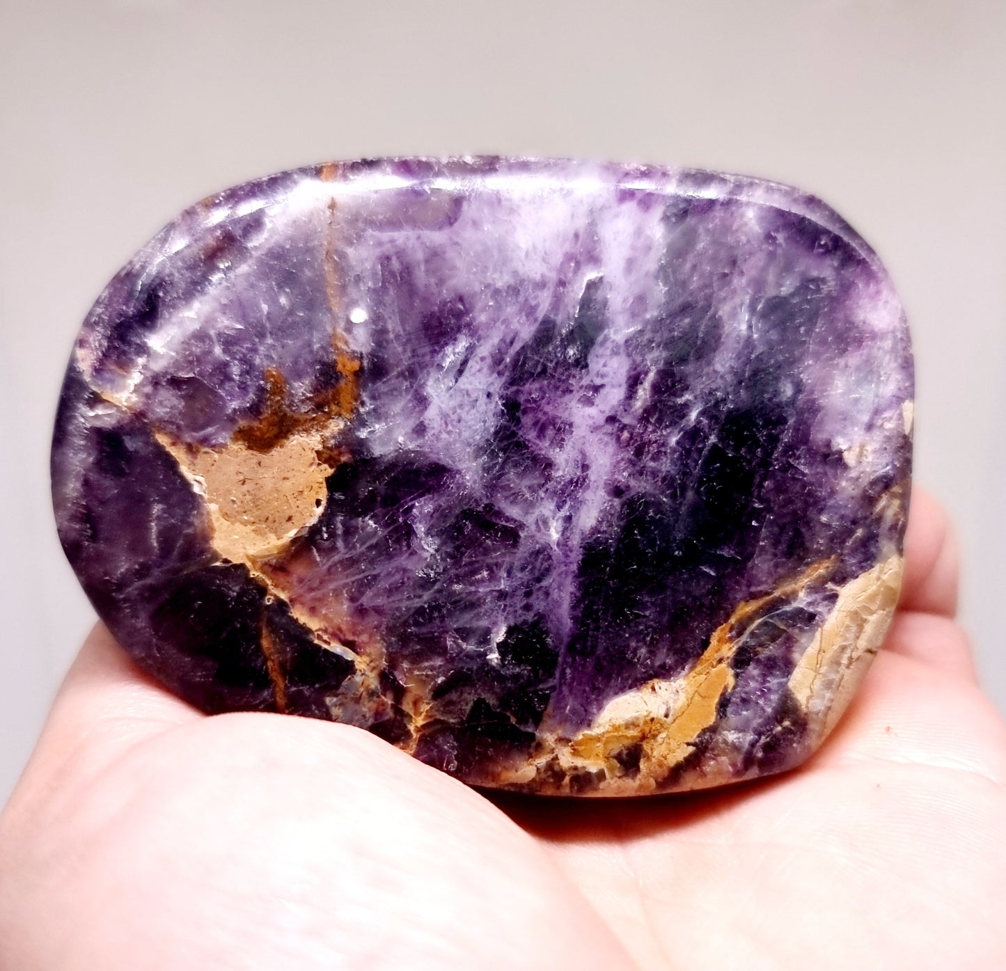 RAINBOW FLUORITE POLISHED FREEFORM 130 g - MENTAL CLARITY